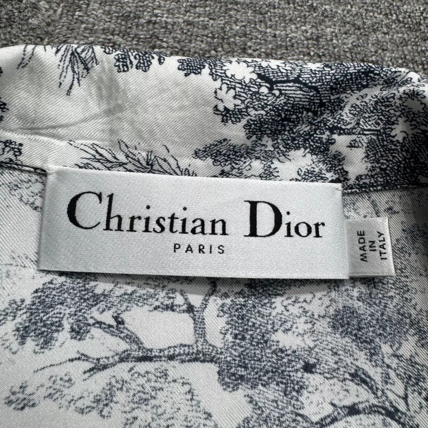 Dior Dior Zoo Print Silk Button Up Shirt Size 36 Size XS / US 0-2 / IT 36-38 - 4 Thumbnail
