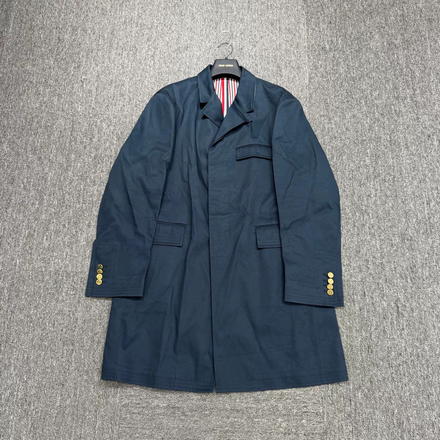 Thom Browne Thom Browne Signature Stripe Coat Size L Size US L / EU 52-54 / 3 - 2 Thumbnail