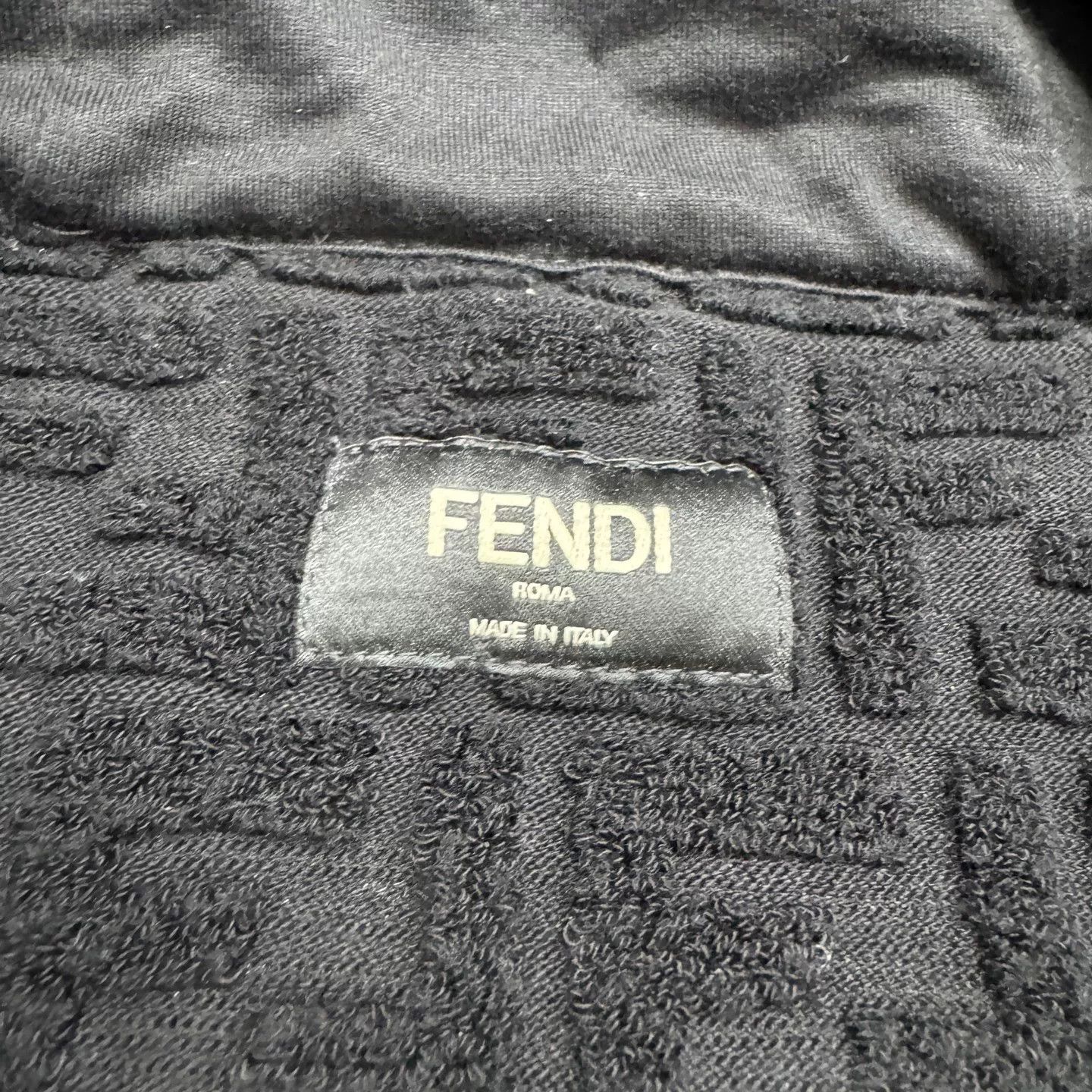 Fendi Fendi FF Logo Zip-Up Hoodie Size XL Size US XL / EU 56 / 4 - 3 Thumbnail