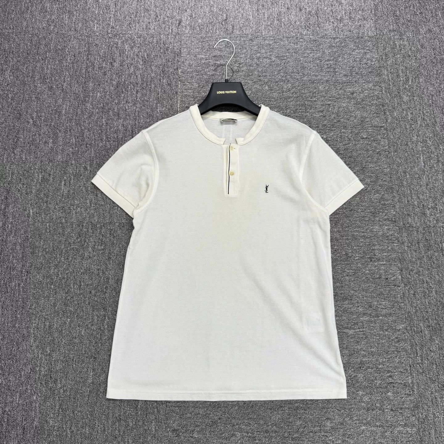 Saint Laurent Paris Saint Laurent Embroidered Logo Polo Shirt Size S Size US S / EU 44-46 / 1 - 2 Thumbnail