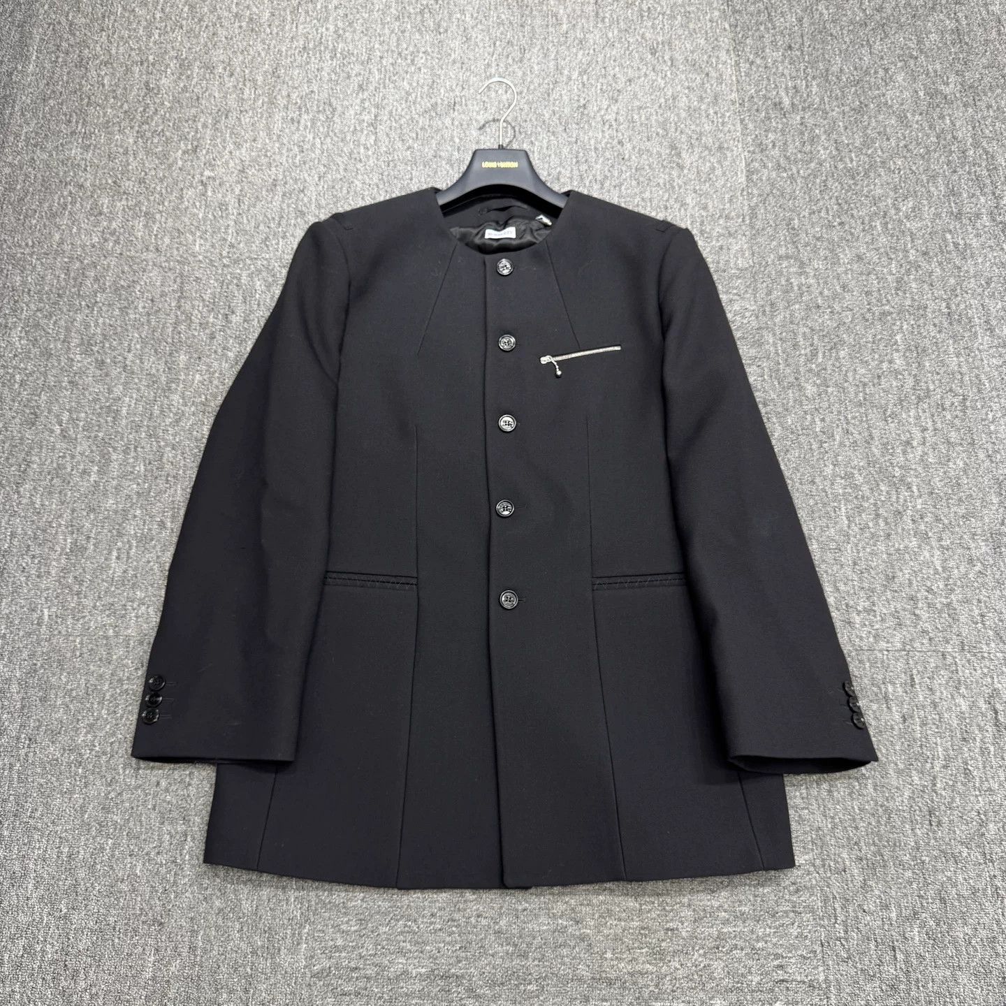 Burberry Burberry Wool Collarless Jacket Size 52 Size US L / EU 52-54 / 3 - 2 Thumbnail