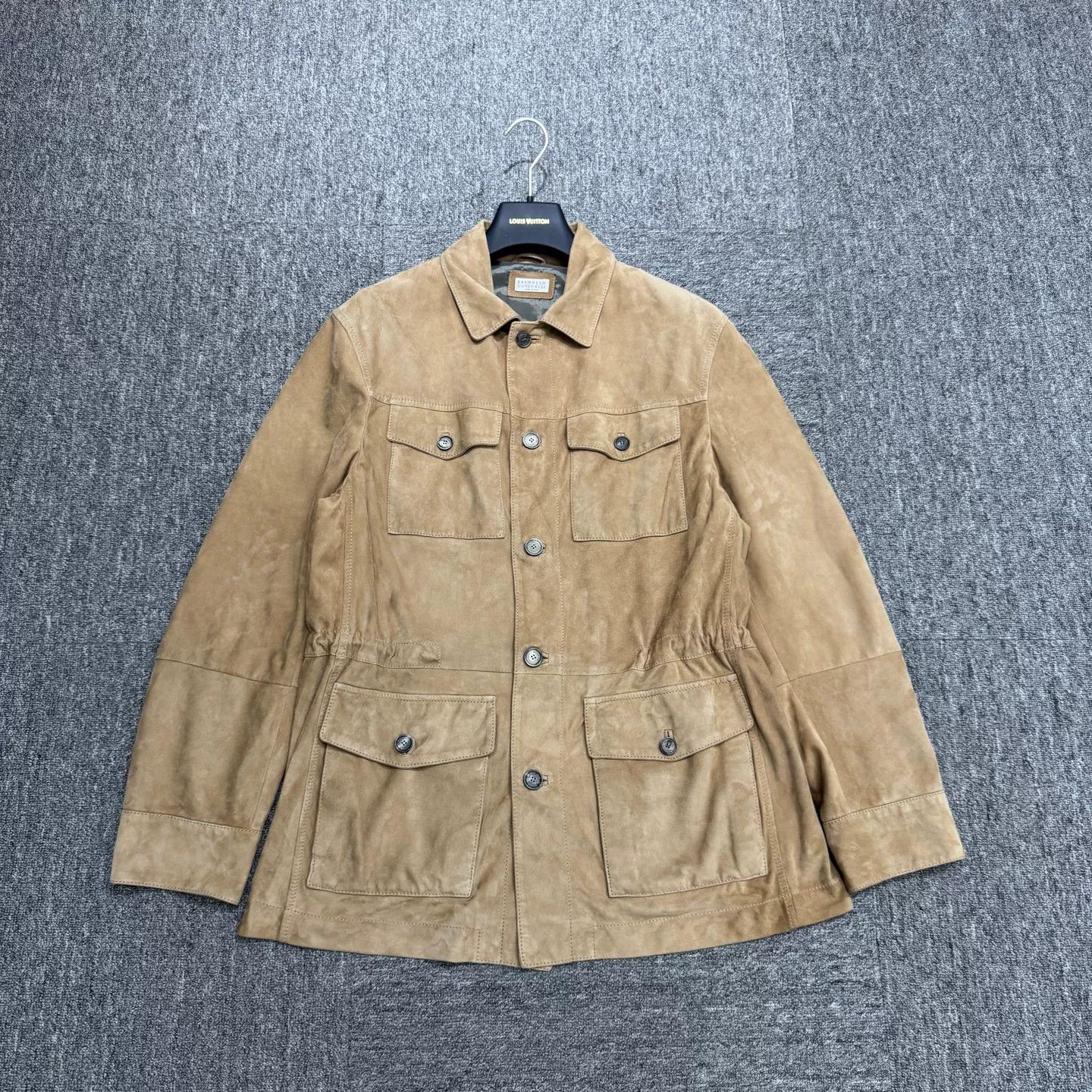 Brunello Cucinelli Brunello Cucinelli Suede Field Jacket Size S Size US S / EU 44-46 / 1 - 2 Thumbnail