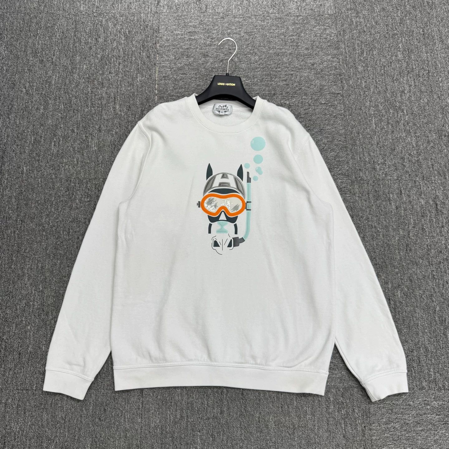 Hermes Hermes Horse Graphic Sweatshirt Size XL Size US XL / EU 56 / 4 - 2 Thumbnail