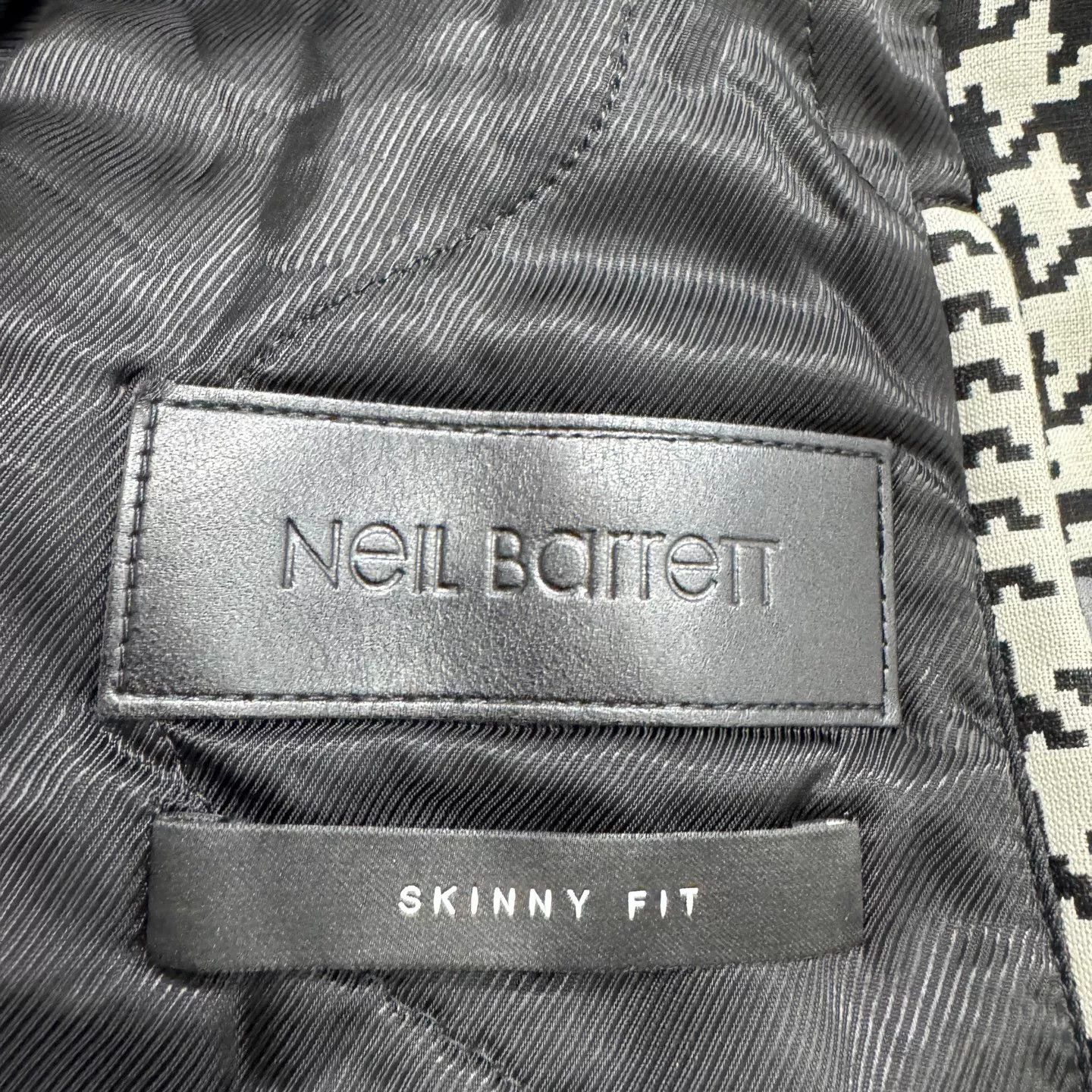 Neil Barrett Neil Barrett Houndstooth Bomber Jacket Size L Size US L / EU 52-54 / 3 - 3 Thumbnail