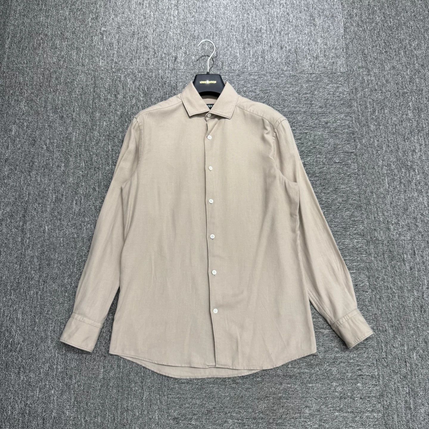 Z Zegna Zegna Cashco Cotton Cashmere Button Up Shirt US S Size US S / EU 44-46 / 1 - 2 Thumbnail