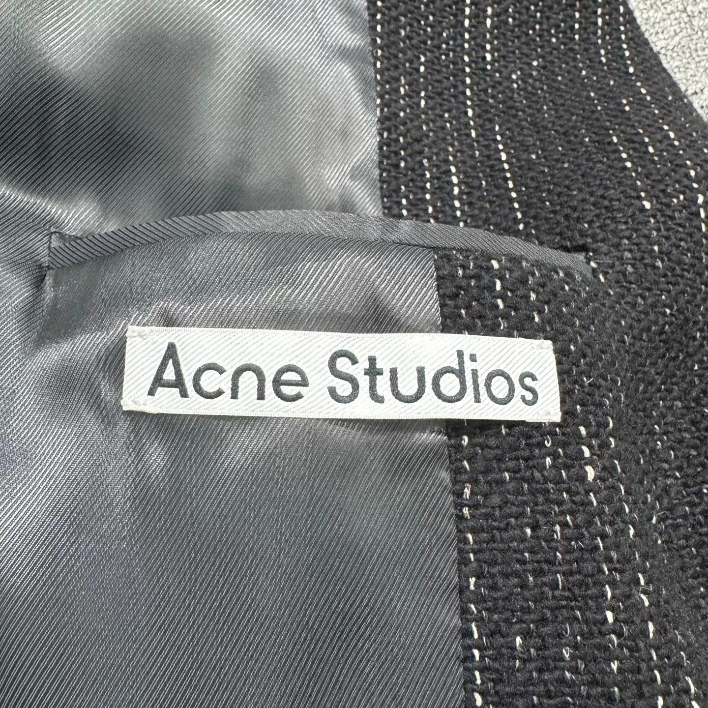 Acne Studios Acne Studios Pinstripe Wool Coat Size 50 Size US M / EU 48-50 / 2 - 3 Thumbnail