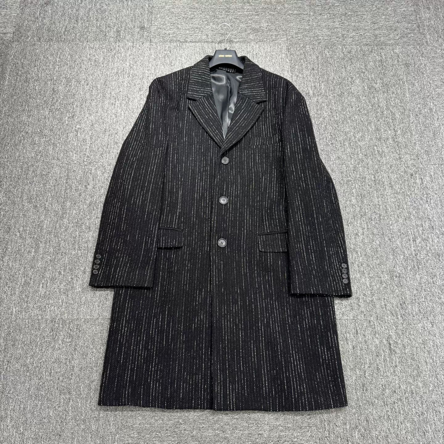 Acne Studios Acne Studios Pinstripe Wool Coat Size 50 Size US M / EU 48-50 / 2 - 2 Thumbnail