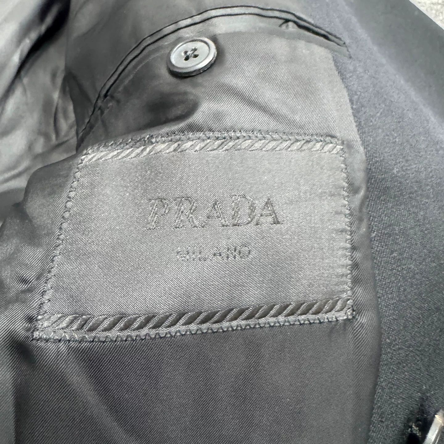 Prada Prada Virgin Wool Blazer Size 42R Size 42R - 3 Thumbnail