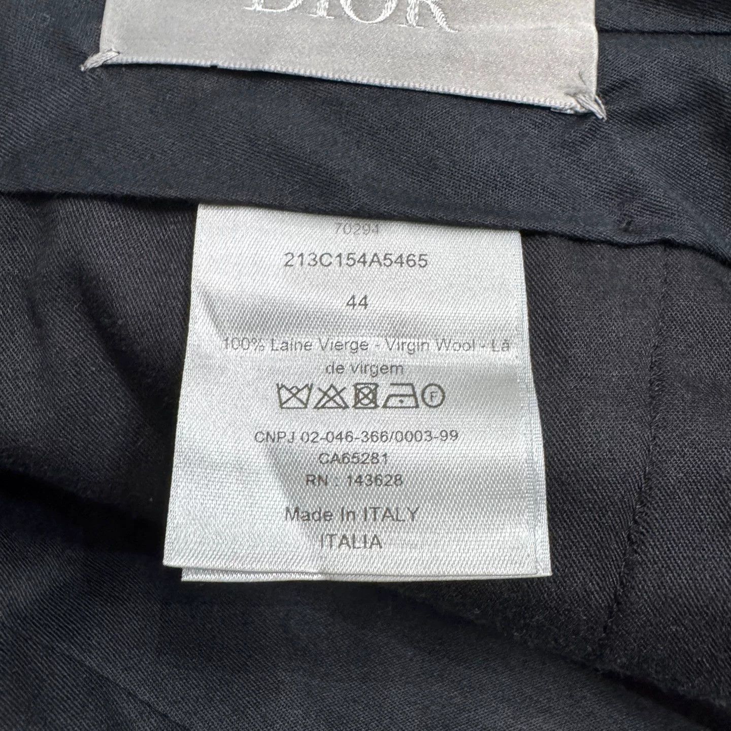 Dior Dior Virgin Wool Cargo Pocket Pants Size 28 Size US 28 / EU 44 - 4 Thumbnail