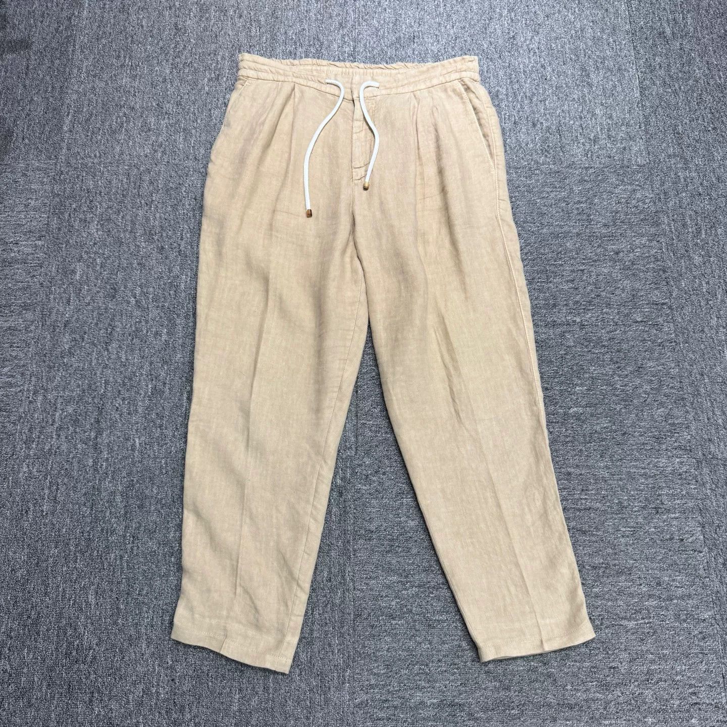 Brunello Cucinelli Brunello Cucinelli Linen Casual Pants Size 30 Size US 30 / EU 46 - 2 Thumbnail