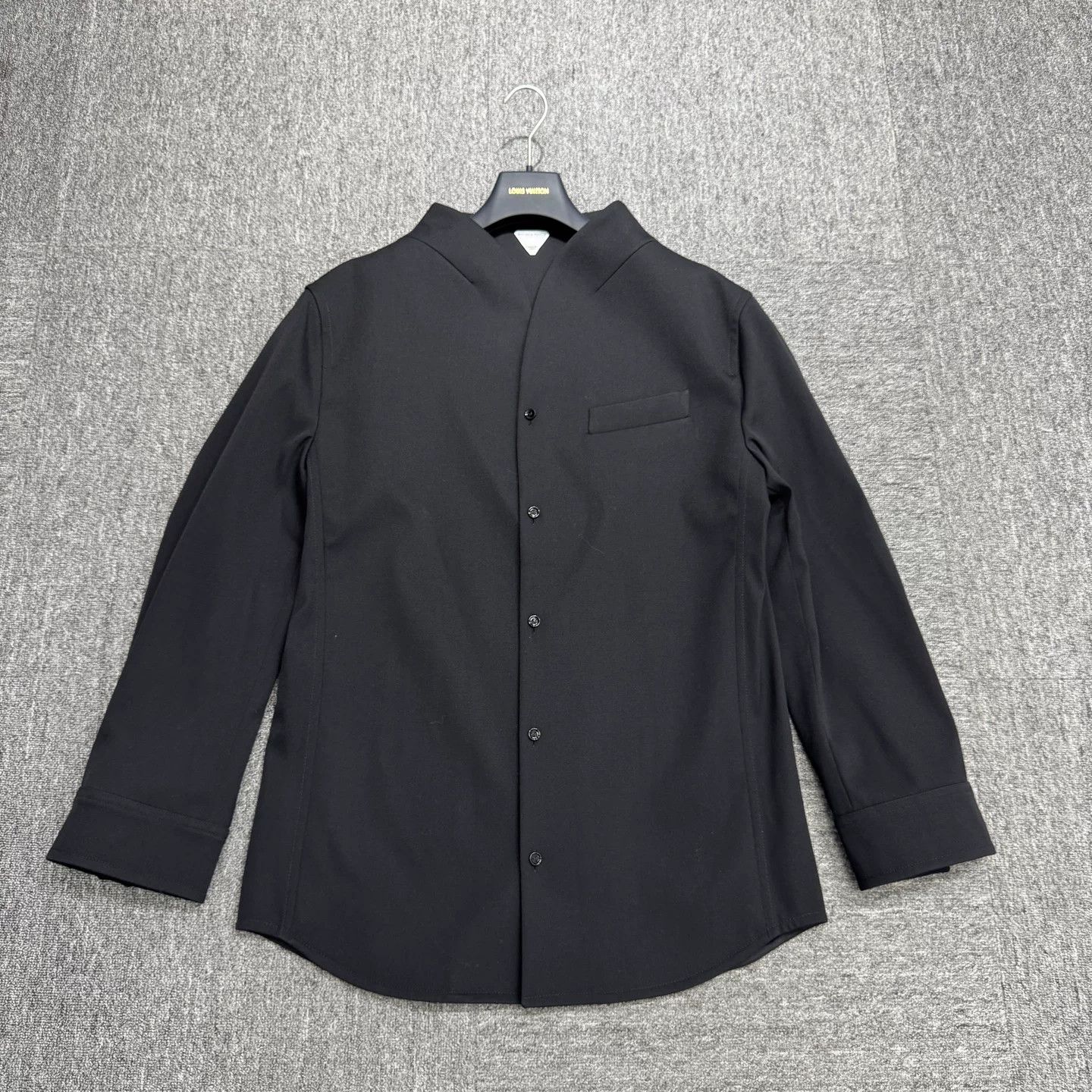 Bottega Veneta Bottega Veneta Wool Collarless Jacket Size M Size US M / EU 48-50 / 2 - 2 Thumbnail