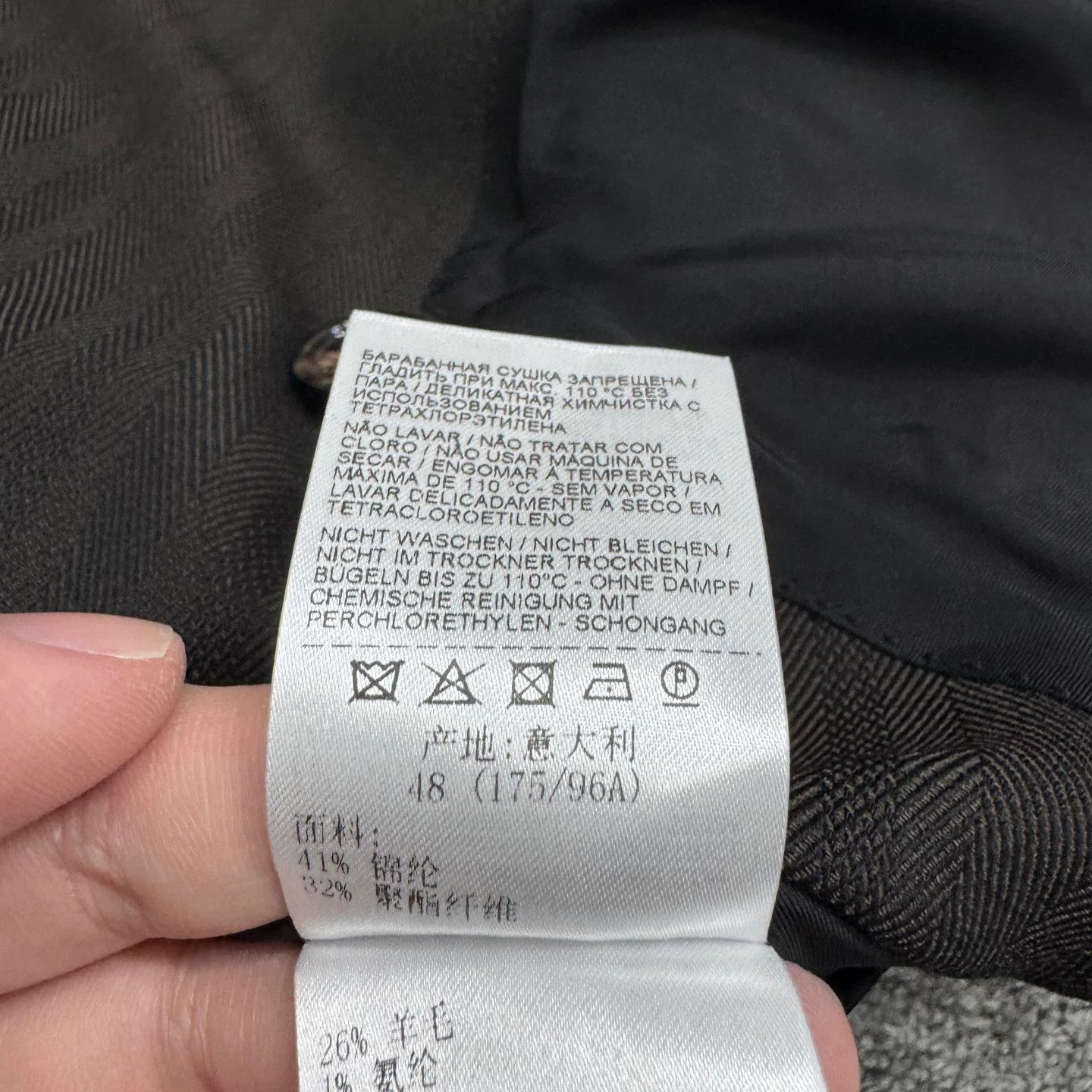 Bottega Veneta Bottega Veneta Herringbone Blazer Size 38R Size 38R - 5 Thumbnail