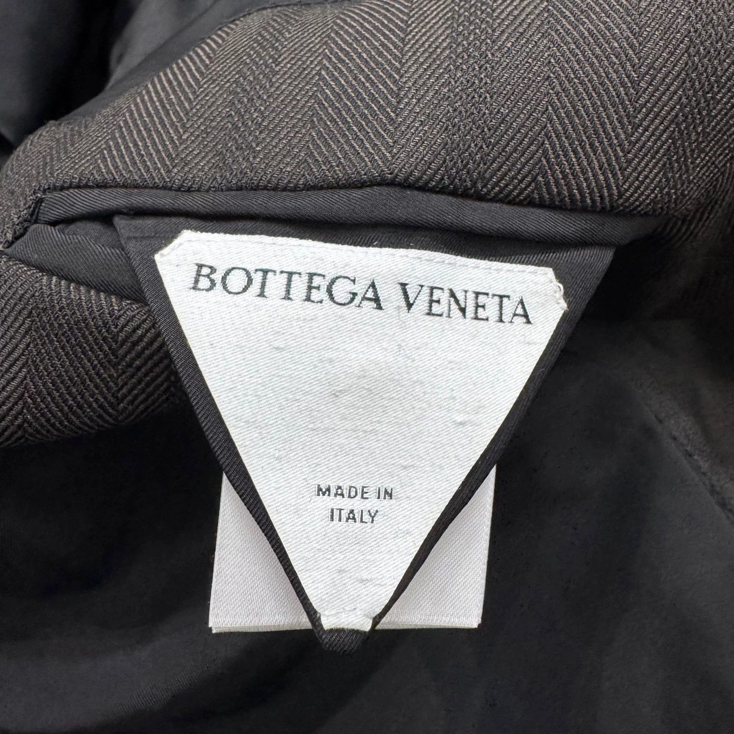 Bottega Veneta Bottega Veneta Herringbone Blazer Size 38R Size 38R - 3 Thumbnail