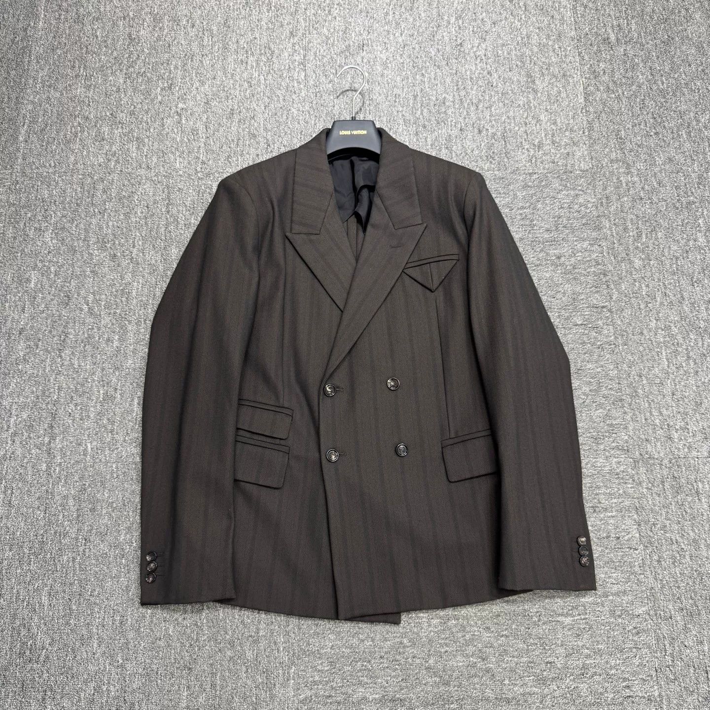 Bottega Veneta Bottega Veneta Herringbone Blazer Size 38R Size 38R - 2 Thumbnail