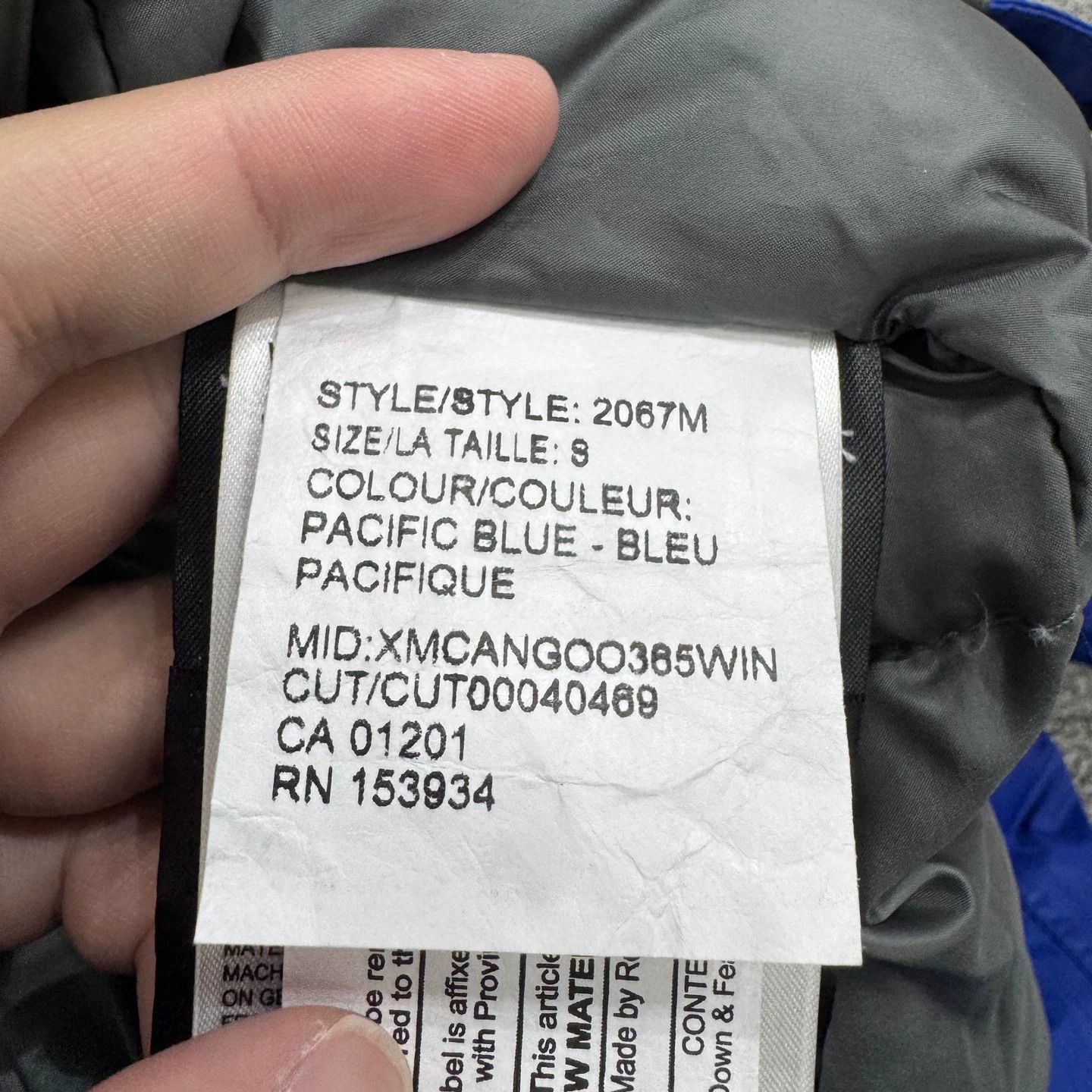 Canada Goose Canada Goose Pacific Blue Parka Size S Size US S / EU 44-46 / 1 - 4 Thumbnail