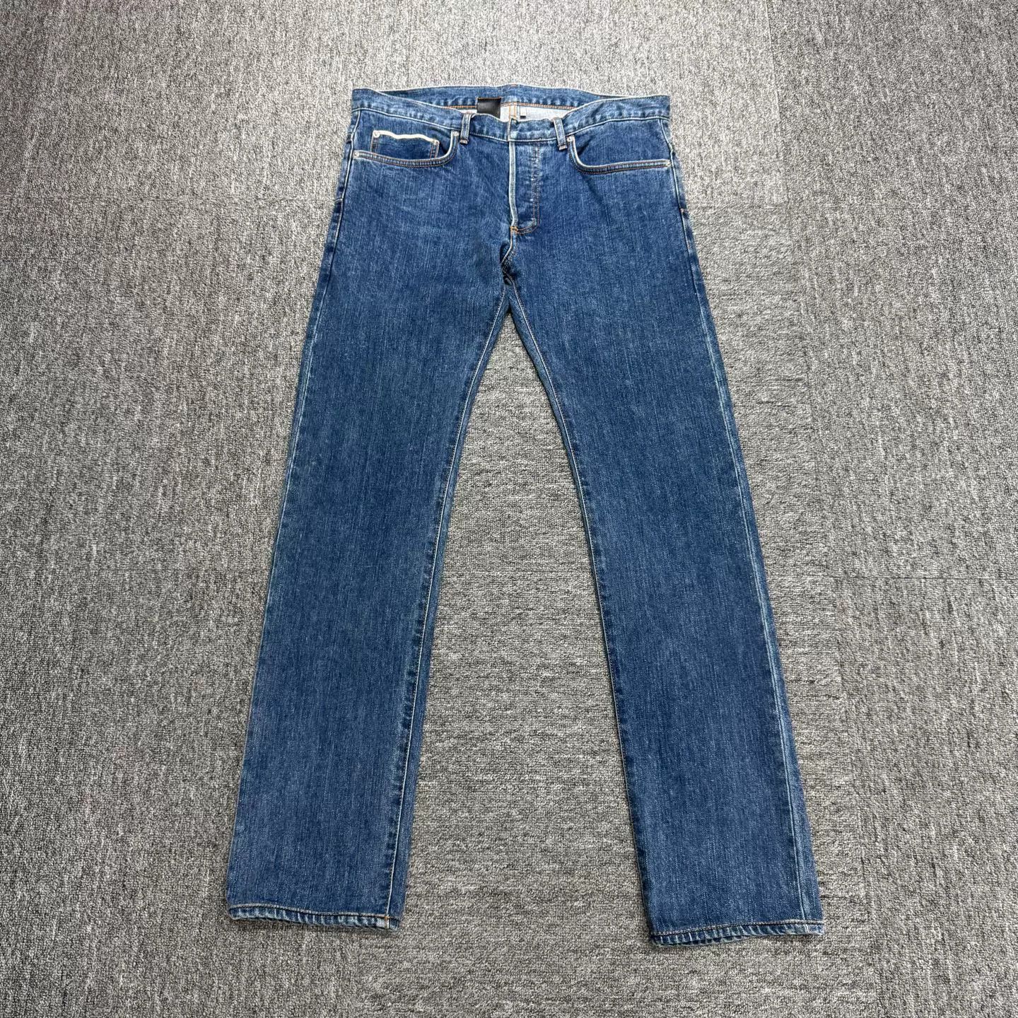 Dior Dior Washed Denim Jeans Size 31 Size US 31 - 2 Thumbnail