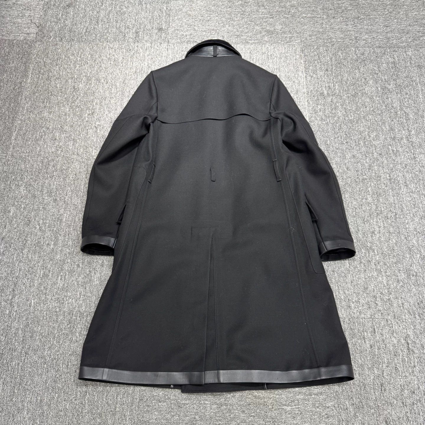 Berluti Berluti Calfskin Trim Wool Coat Size M Size US M / EU 48-50 / 2 - 6 Thumbnail