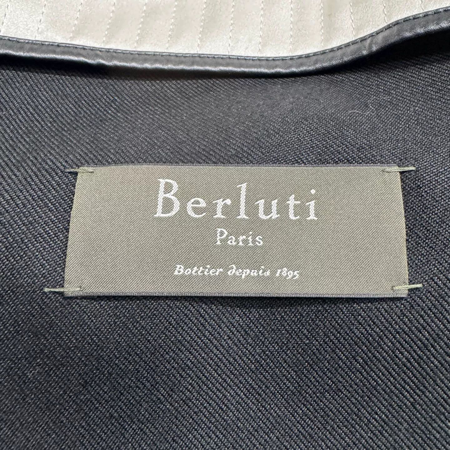 Berluti Berluti Calfskin Trim Wool Coat Size M Size US M / EU 48-50 / 2 - 3 Thumbnail