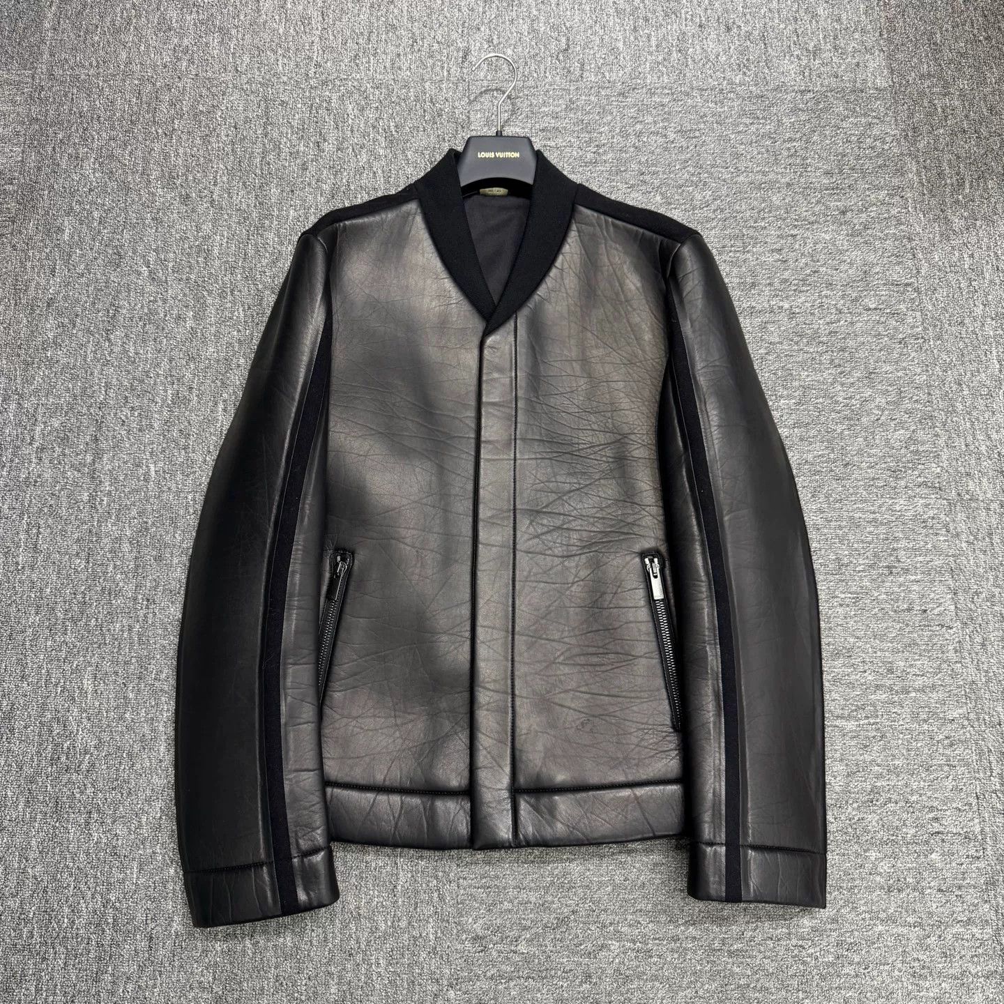 Fendi Fendi Leather Sleeve Wool Jacket Size M Size US M / EU 48-50 / 2 - 2 Thumbnail