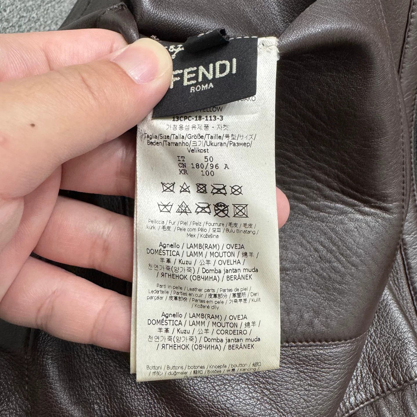 Fendi Fendi Shearling Zip-Up Jacket Size M Size US M / EU 48-50 / 2 - 5 Thumbnail