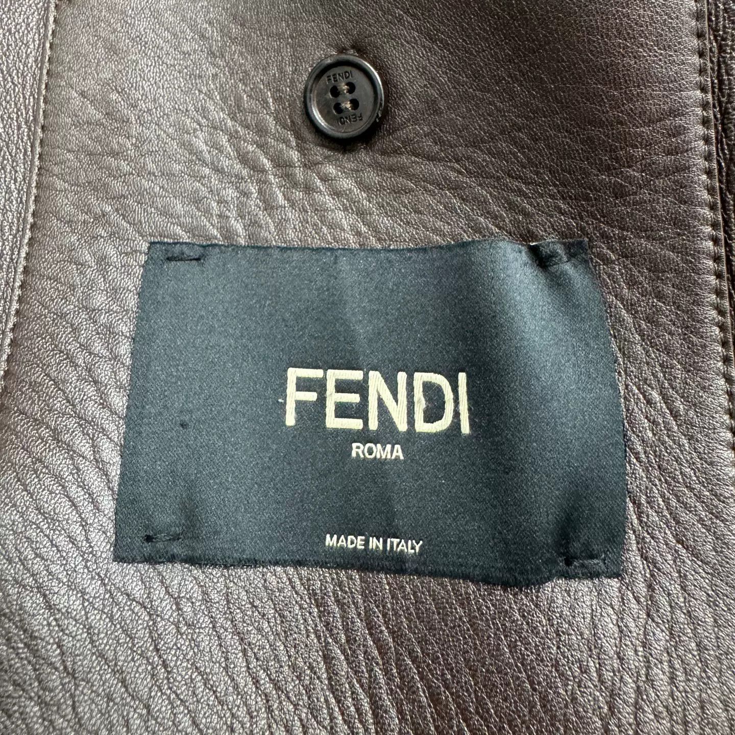 Fendi Fendi Shearling Zip-Up Jacket Size M Size US M / EU 48-50 / 2 - 4 Thumbnail