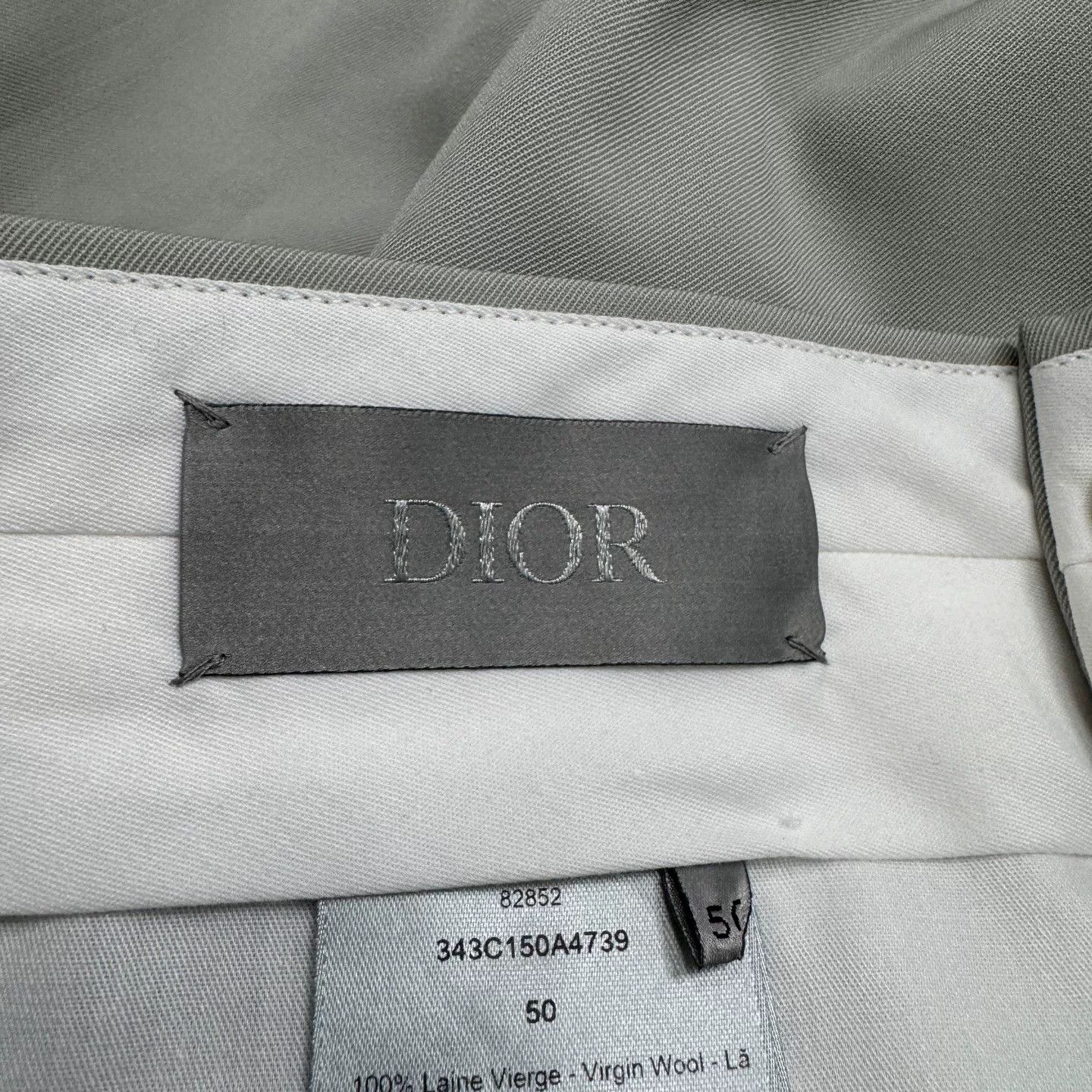 Dior Dior Virgin Wool Pleated Casual Pants Size 34 Size US 34 / EU 50 - 4 Thumbnail