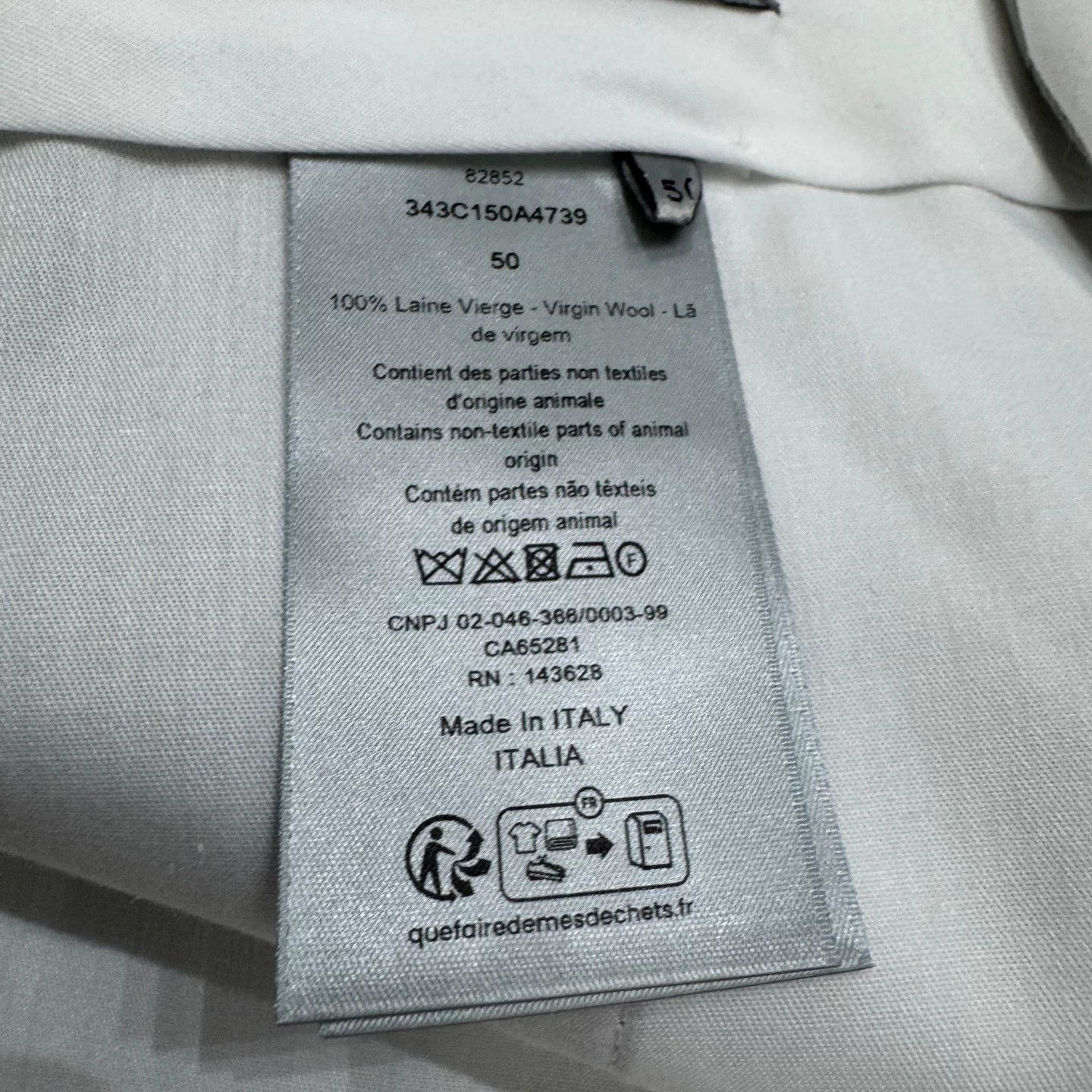 Dior Dior Virgin Wool Pleated Casual Pants Size 34 Size US 34 / EU 50 - 5 Thumbnail