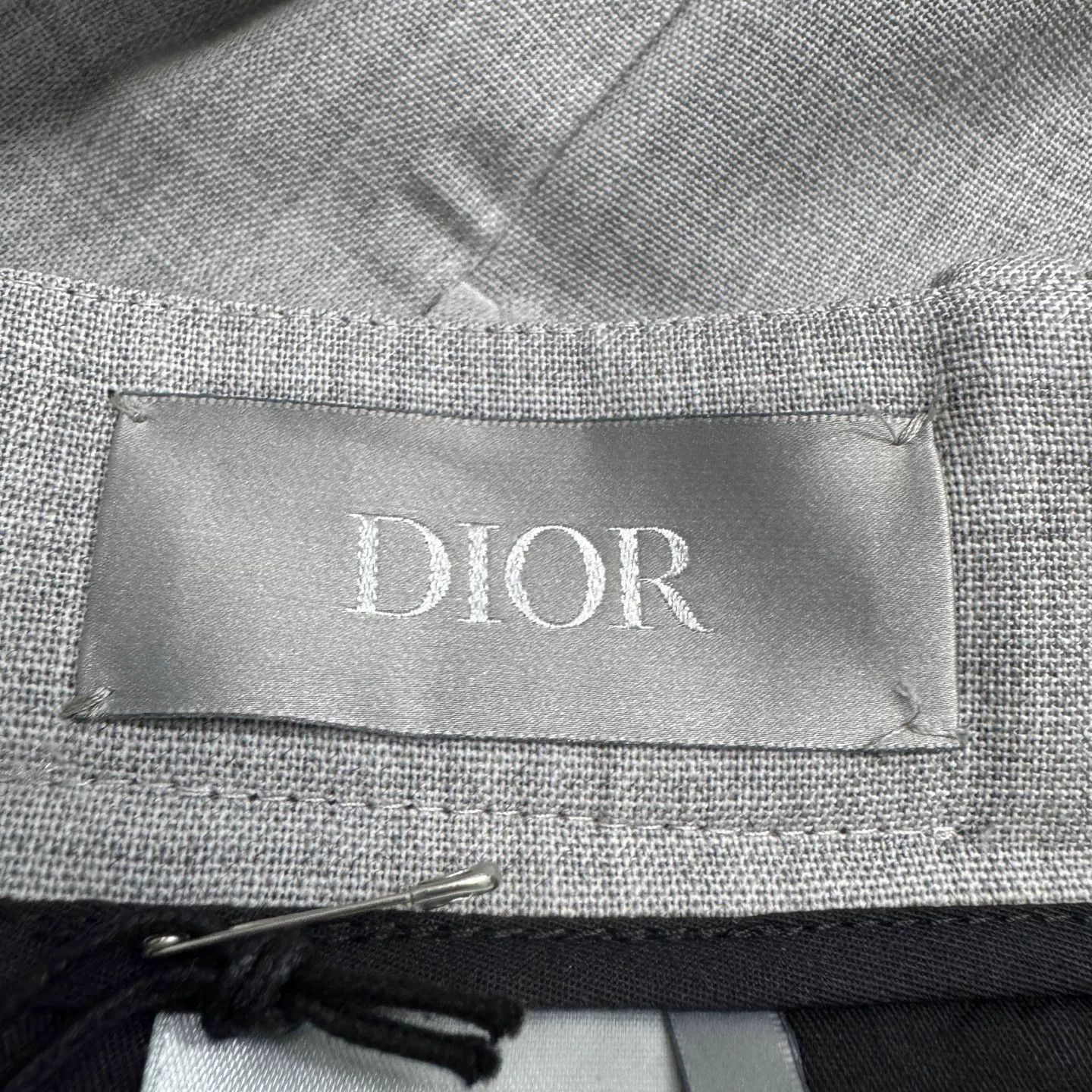 Dior Dior Gray Wool Casual Pants Size 54 Size US 38 / EU 54 - 3 Thumbnail