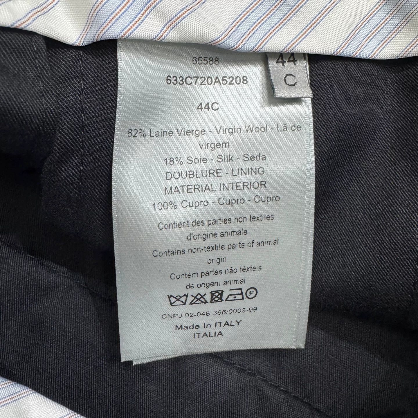 Dior Dior Wool Silk Formal Trousers Size 28 Size 34R - 4 Thumbnail