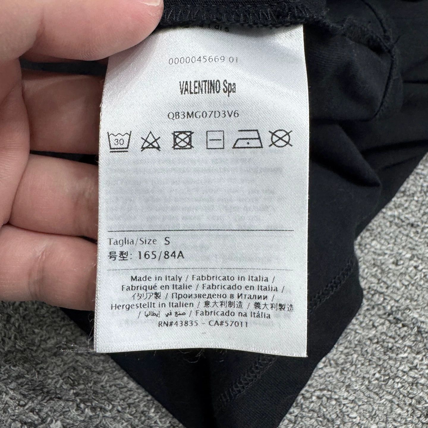 Valentino Valentino VLTN Logo T-Shirt Size S Size US S / EU 44-46 / 1 - 4 Thumbnail