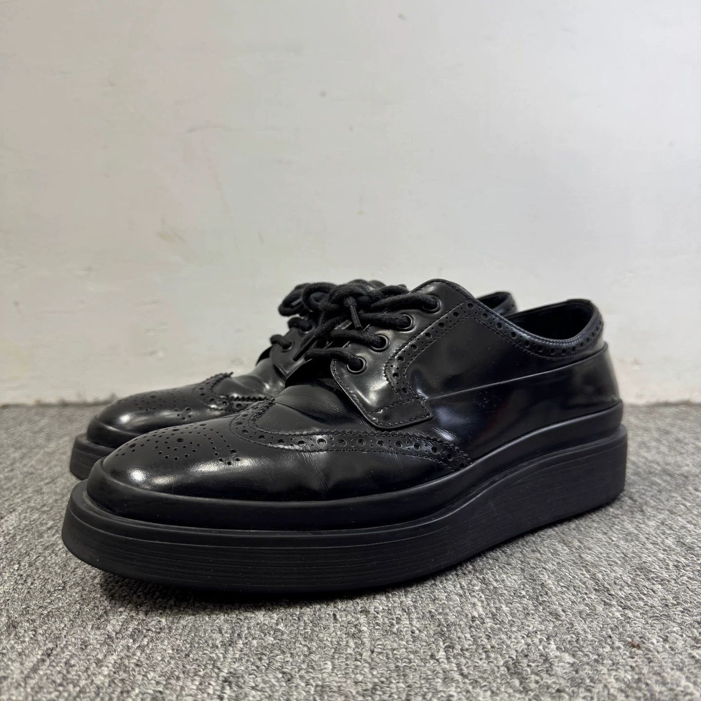 Prada Prada Brogue Derby Shoes Size 8.5 Size US 8.5 / EU 41-42 - 2 Thumbnail