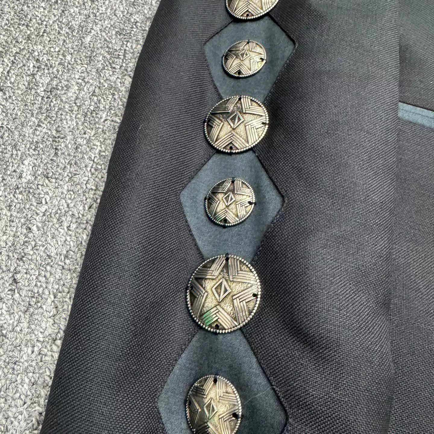 Dior Dior Button-Side Wool Blazer Size 36R Size 36R - 6 Thumbnail