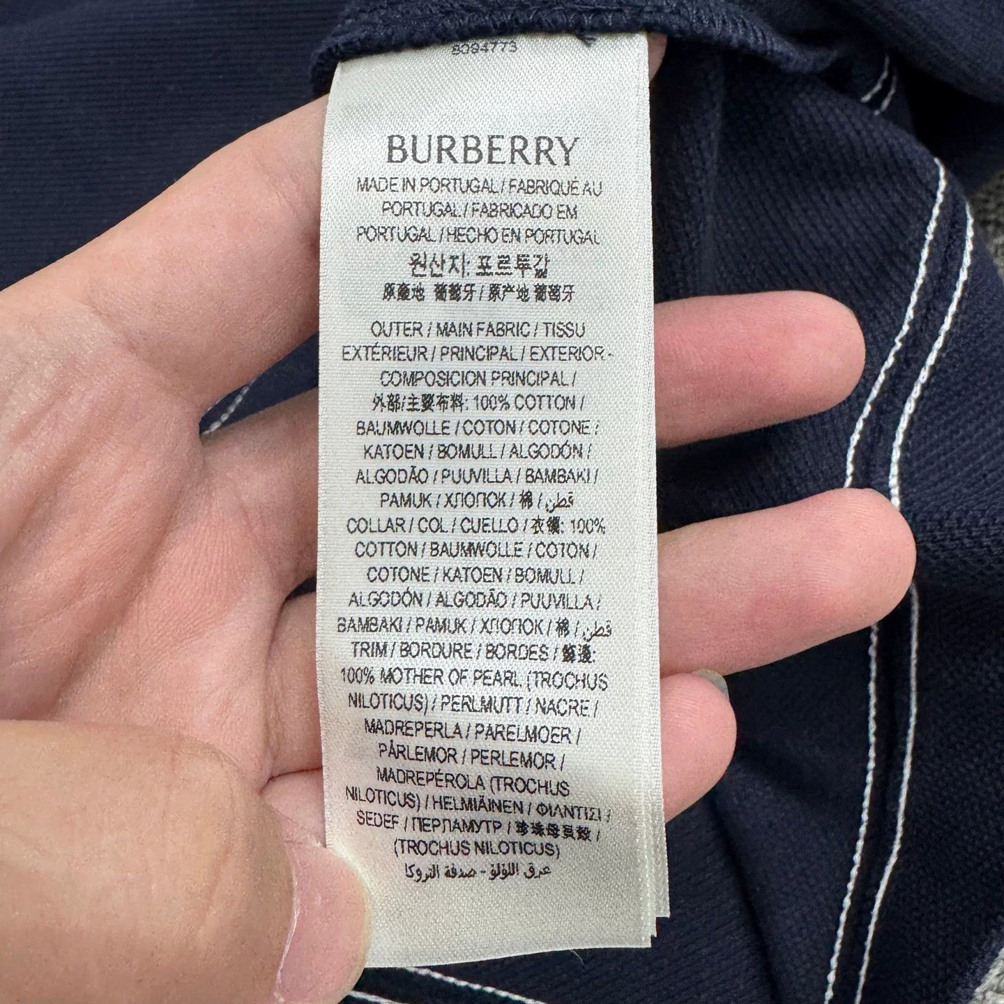 Burberry Burberry Contrast Stitch Polo Shirt Size M Size US M / EU 48-50 / 2 - 6 Thumbnail