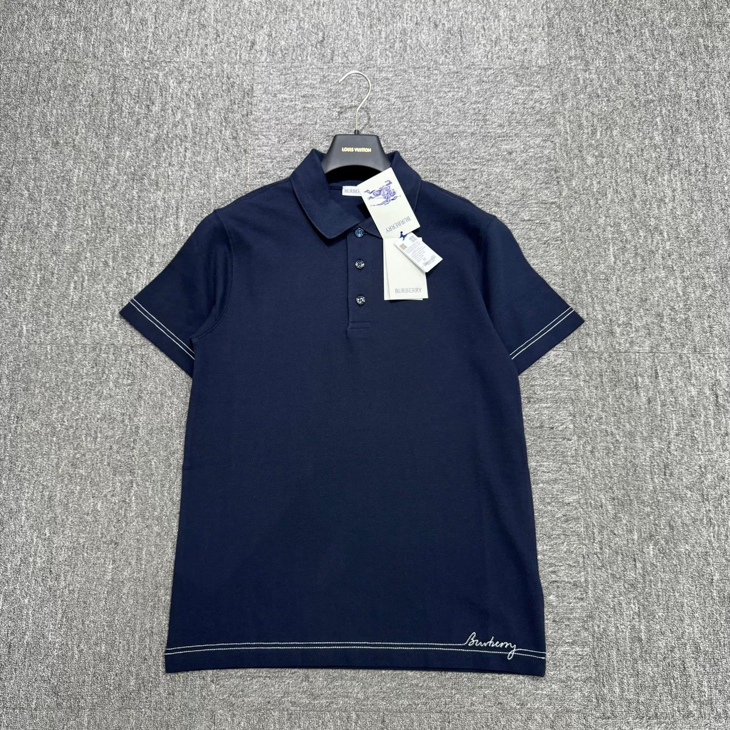 Burberry Burberry Contrast Stitch Polo Shirt Size M Size US M / EU 48-50 / 2 - 3 Thumbnail