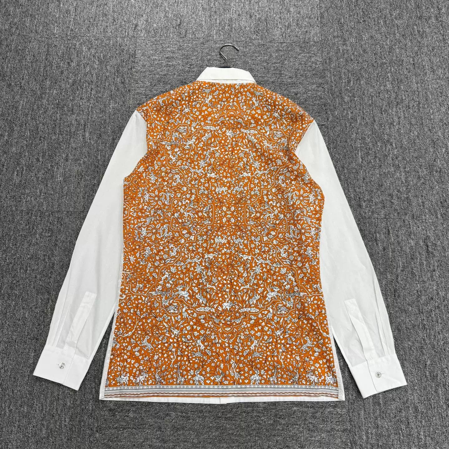 Hermes Hermes Patterned Button Up Shirt Size M Size US M / EU 48-50 / 2 - 4 Thumbnail