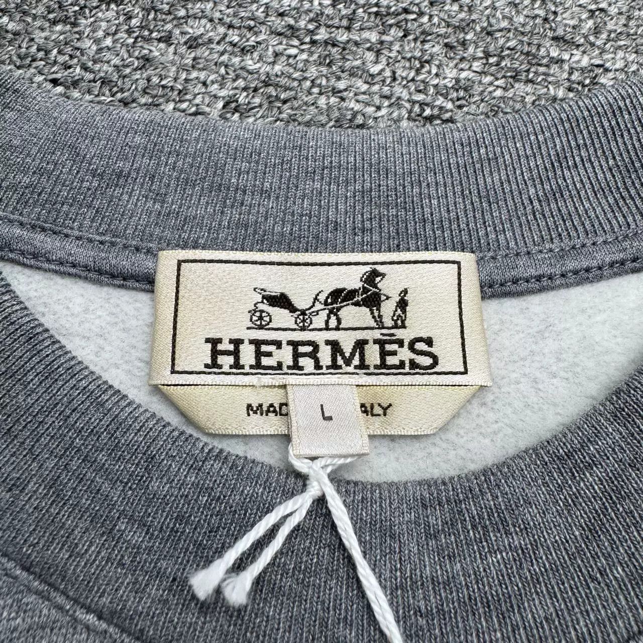 Hermes Hermès Horse Pattern Sweatshirt Size L Size US L / EU 52-54 / 3 - 3 Thumbnail