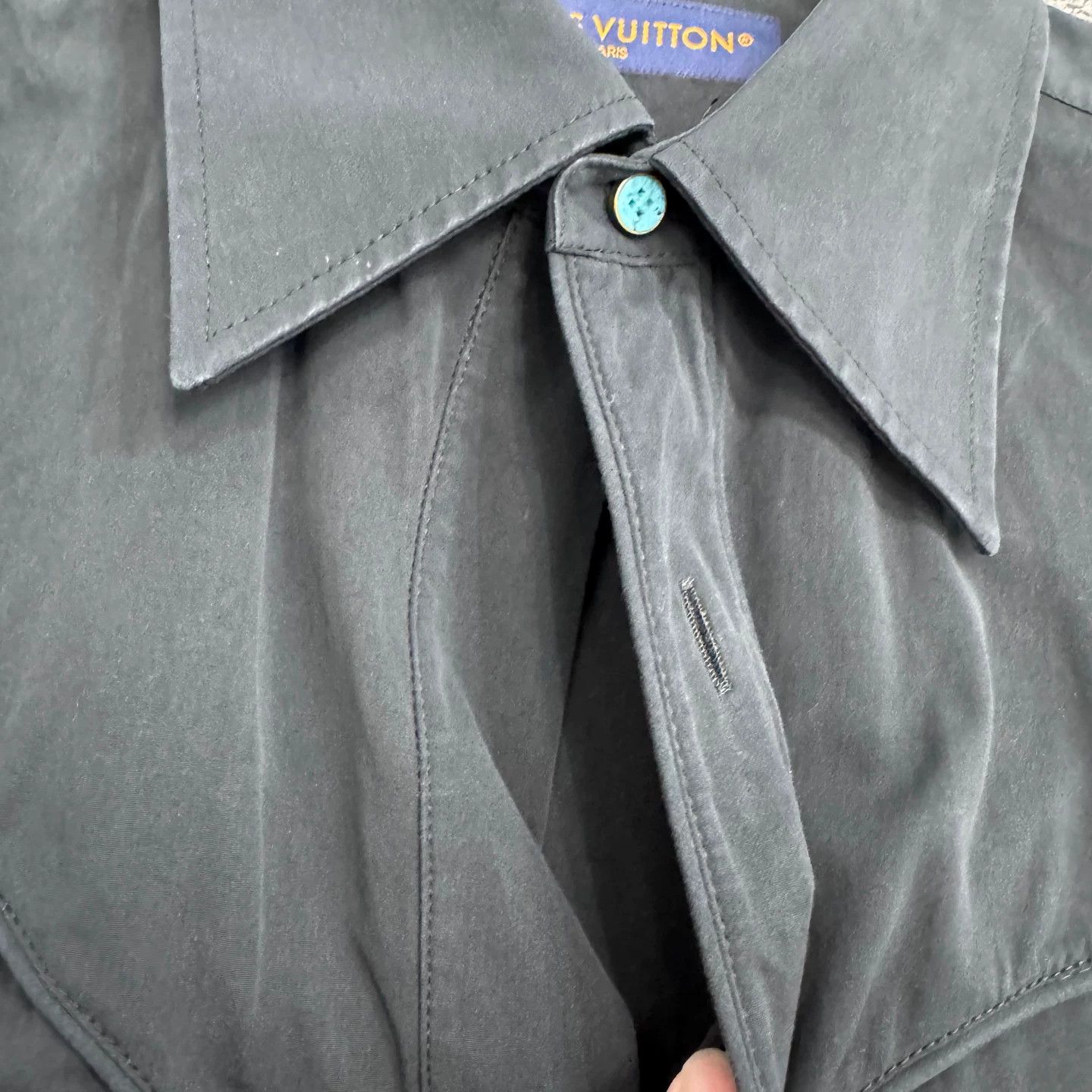 Louis Vuitton Louis Vuitton Western Button Up Shirt Size L Size US L / EU 52-54 / 3 - 4 Thumbnail
