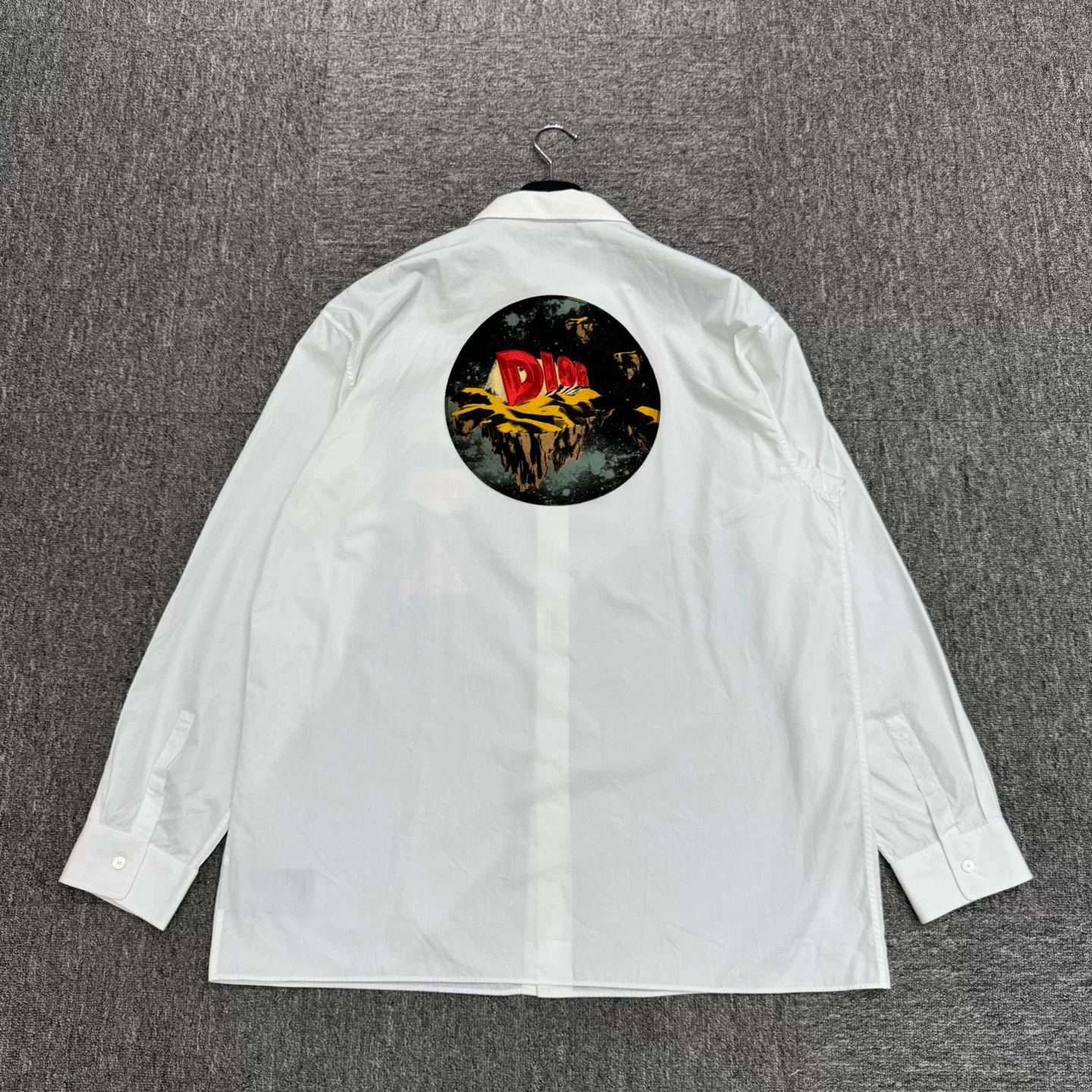 Dior Dior Embroidered Graphic Button Up Shirt Size 40 Size US M / EU 48-50 / 2 - 8 Thumbnail