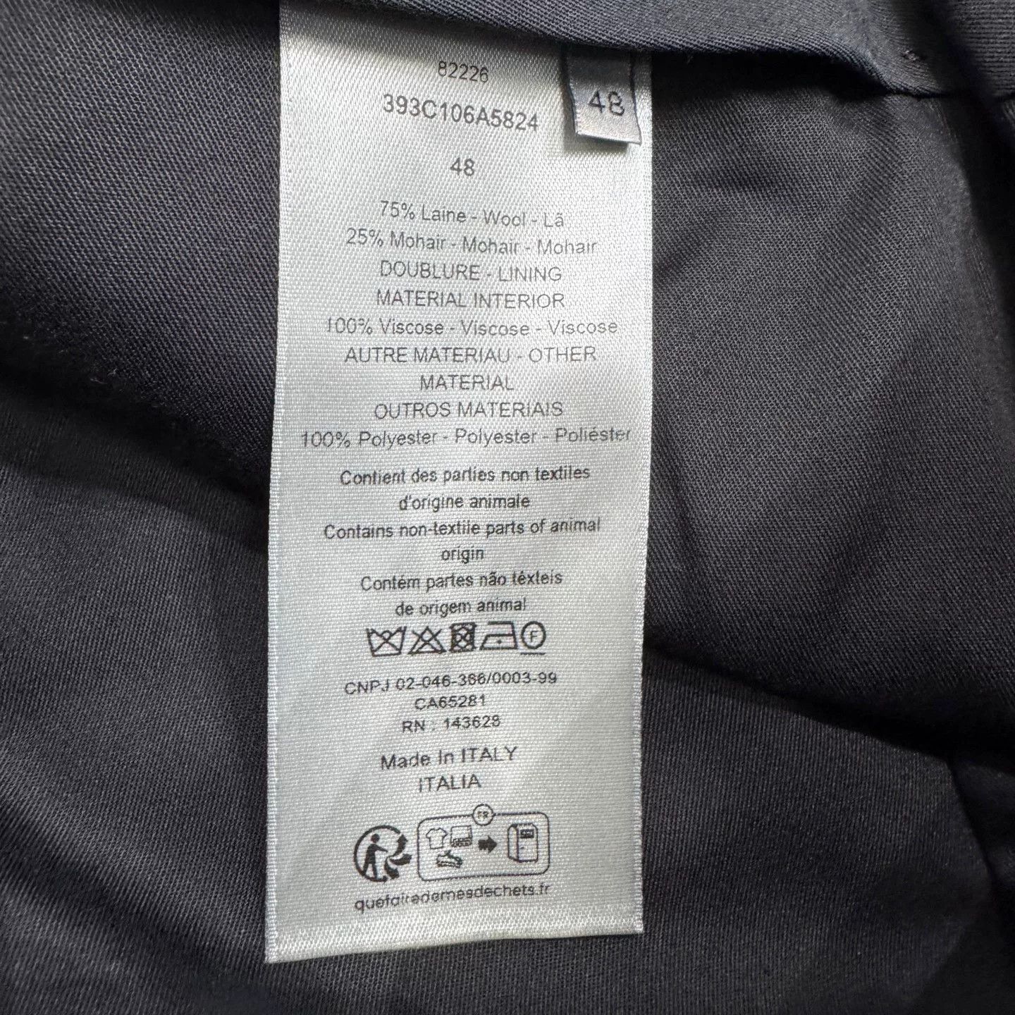 Dior Dior Plaid Wool Formal Trousers Size 32 Size 38R - 4 Thumbnail
