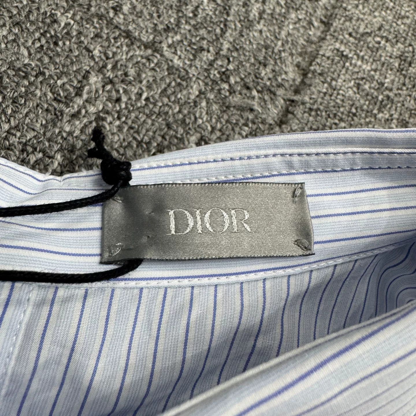 Dior Dior Striped Button Up Shirt Size M Size US M / EU 48-50 / 2 - 3 Thumbnail