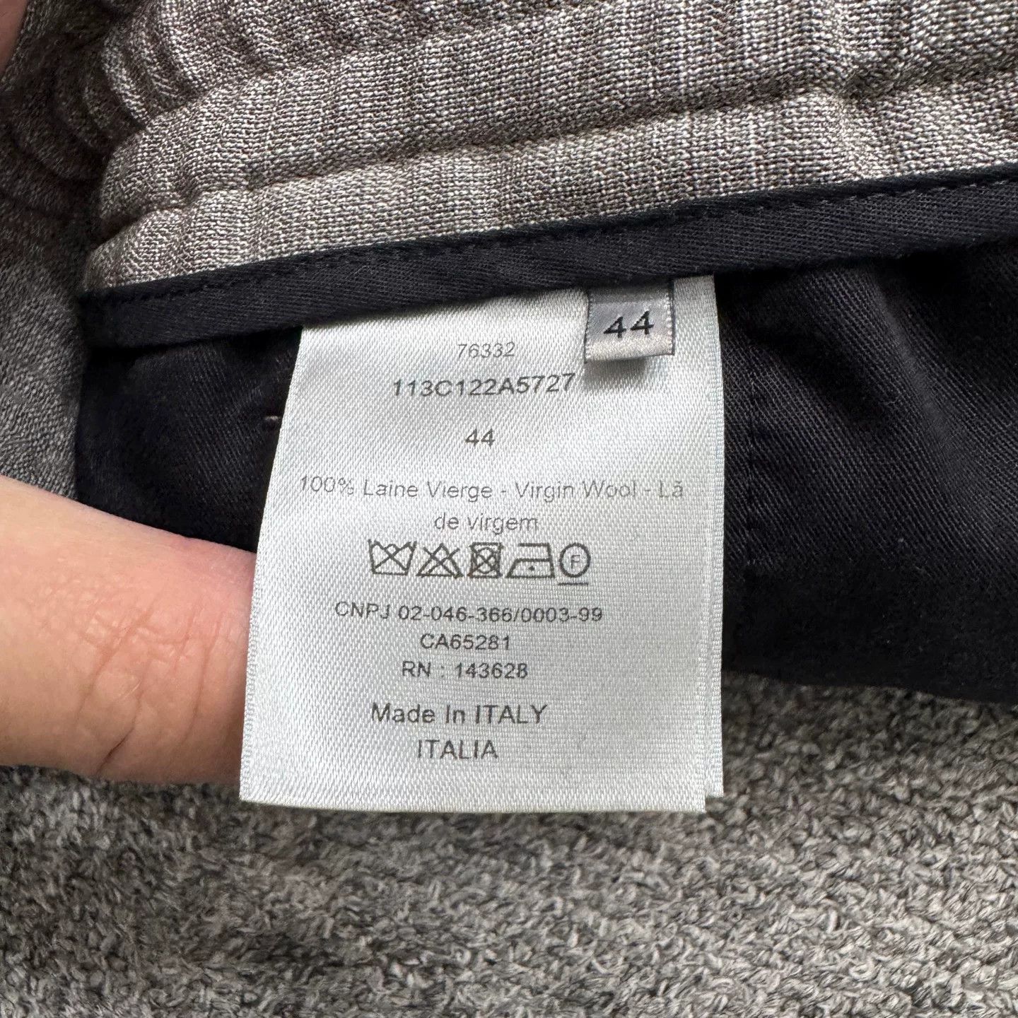 Dior Dior Virgin Wool Casual Pants Size 28 Size US 28 / EU 44 - 4 Thumbnail