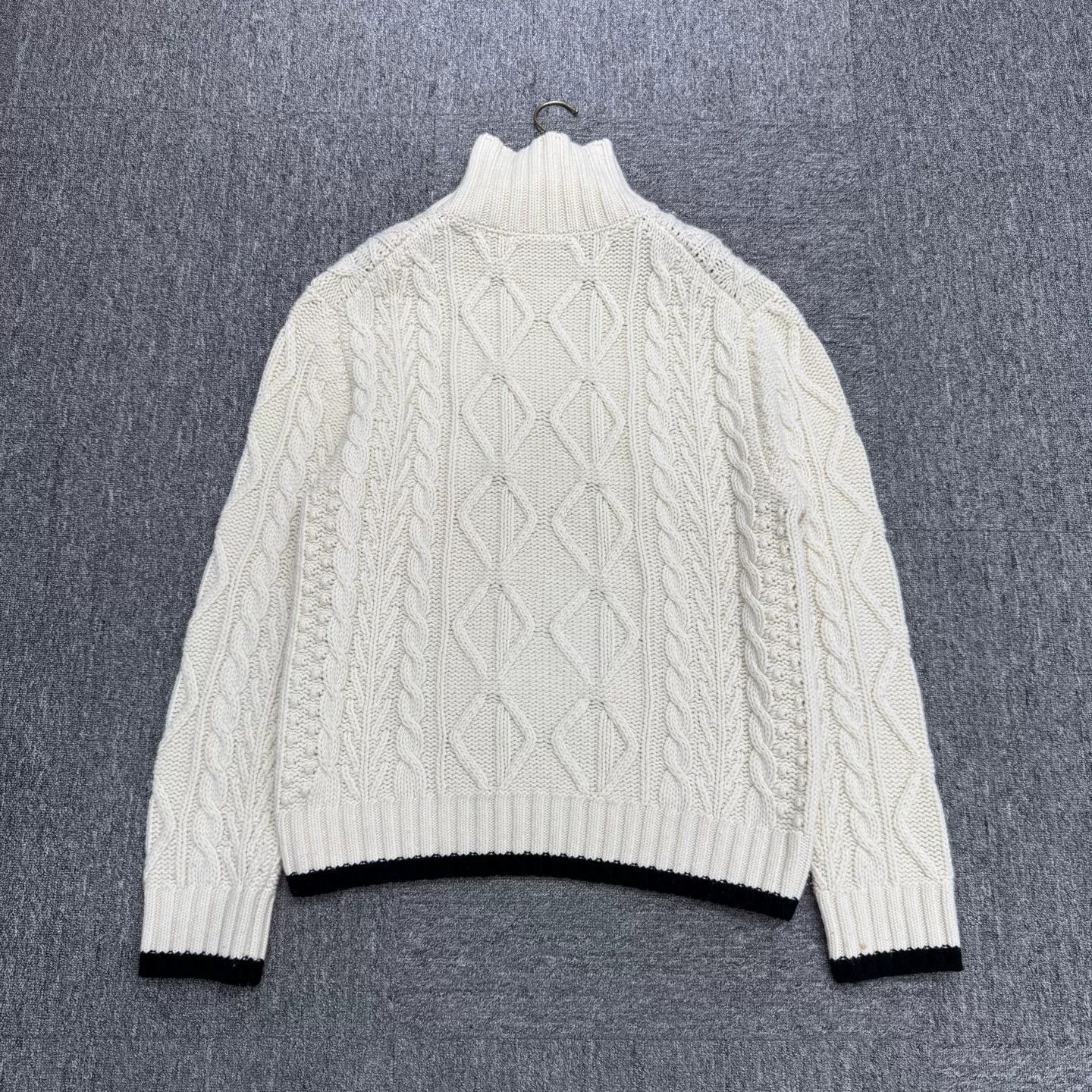 Dior Dior Cable Knit Sweater Size L Size US L / EU 52-54 / 3 - 6 Thumbnail