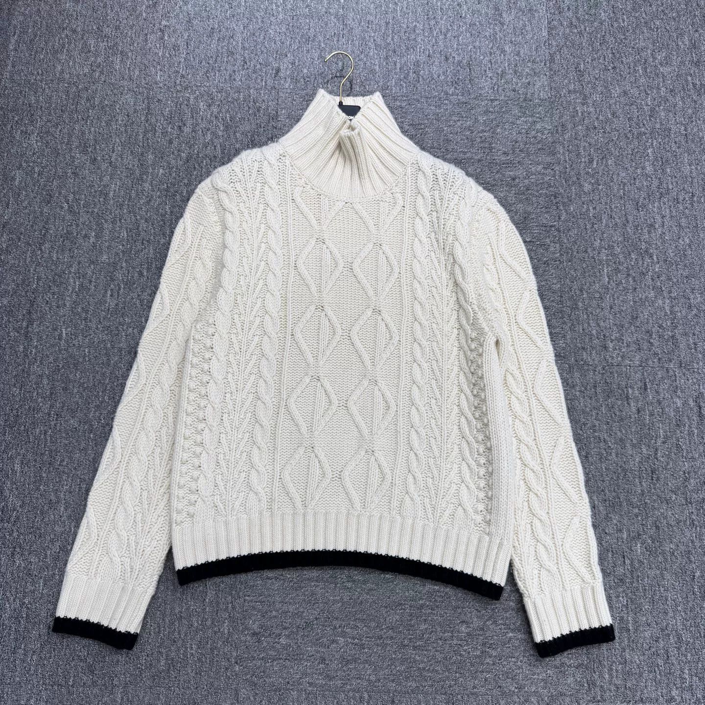 Dior Dior Cable Knit Sweater Size L Size US L / EU 52-54 / 3 - 2 Thumbnail