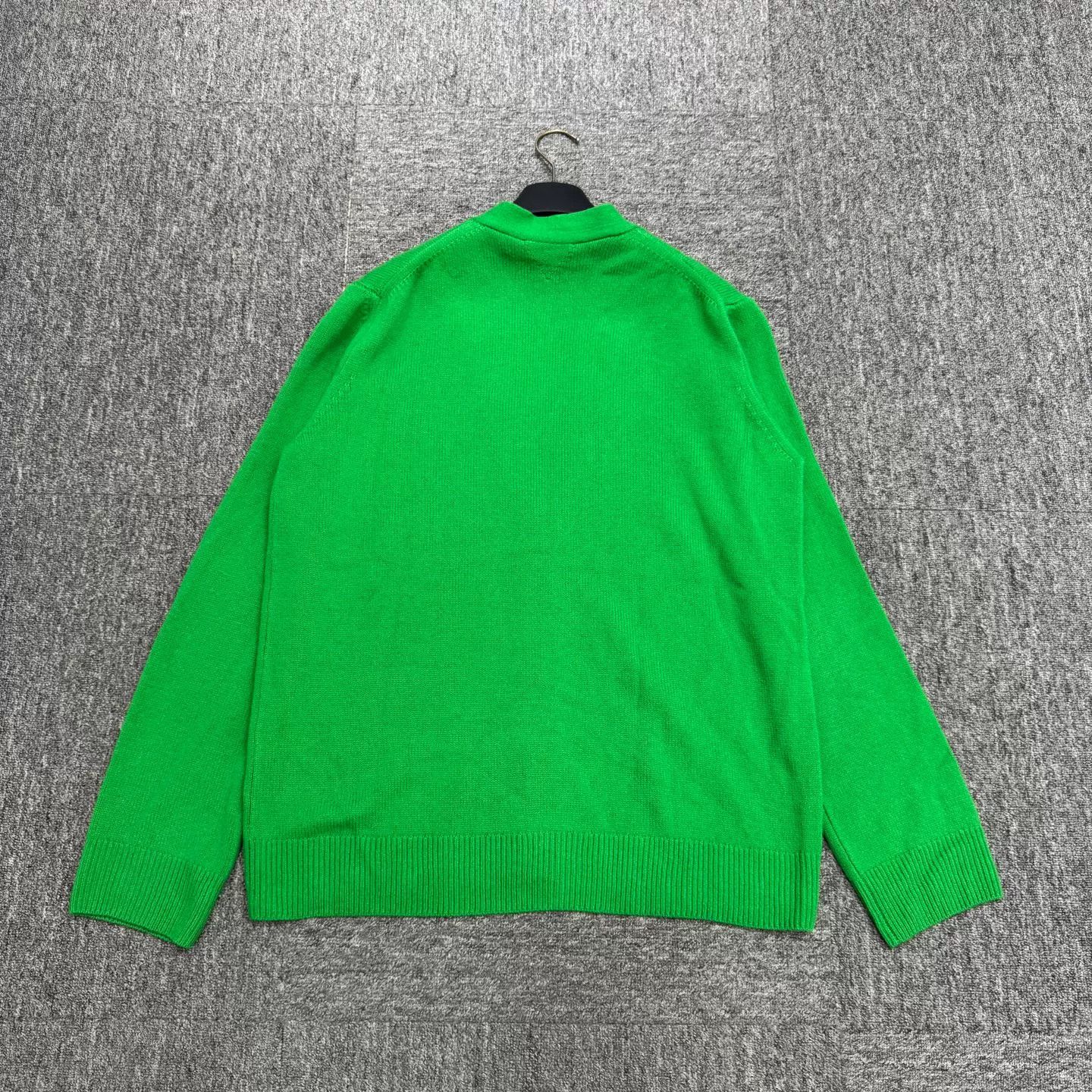 Bottega Veneta Bottega Veneta Green Wool Cardigan Size L Size US L / EU 52-54 / 3 - 7 Thumbnail