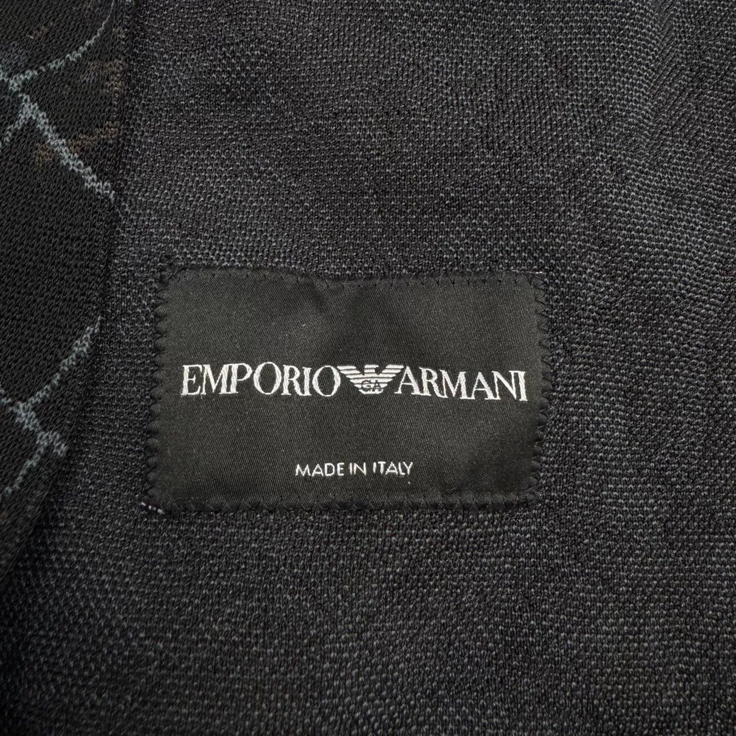 Emporio Armani Emporio Armani Patterned Wool Blazer Size S Size 36R - 3 Thumbnail