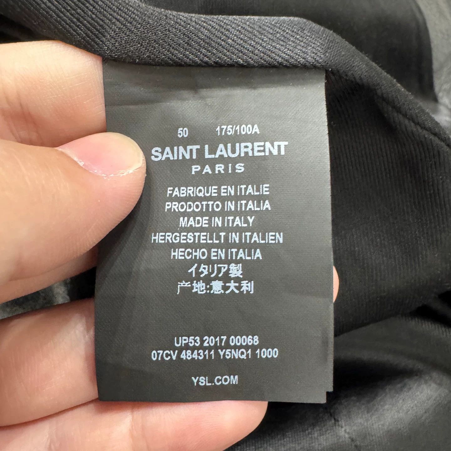 Saint Laurent Paris Saint Laurent Belted Leather Jacket Size 50 Size US M / EU 48-50 / 2 - 4 Thumbnail