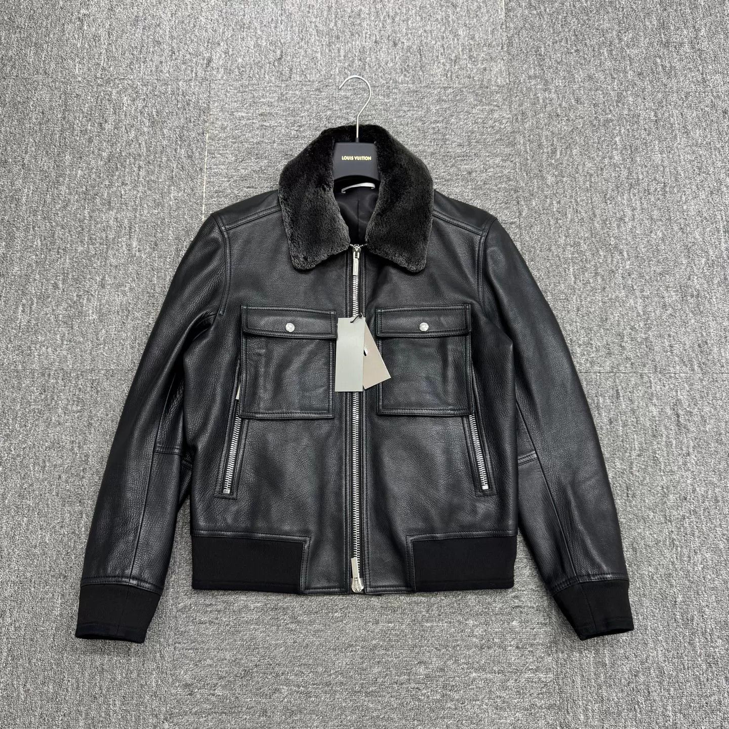 Dior Dior Fur Collar Leather Jacket Size S Size US S / EU 44-46 / 1 - 2 Thumbnail