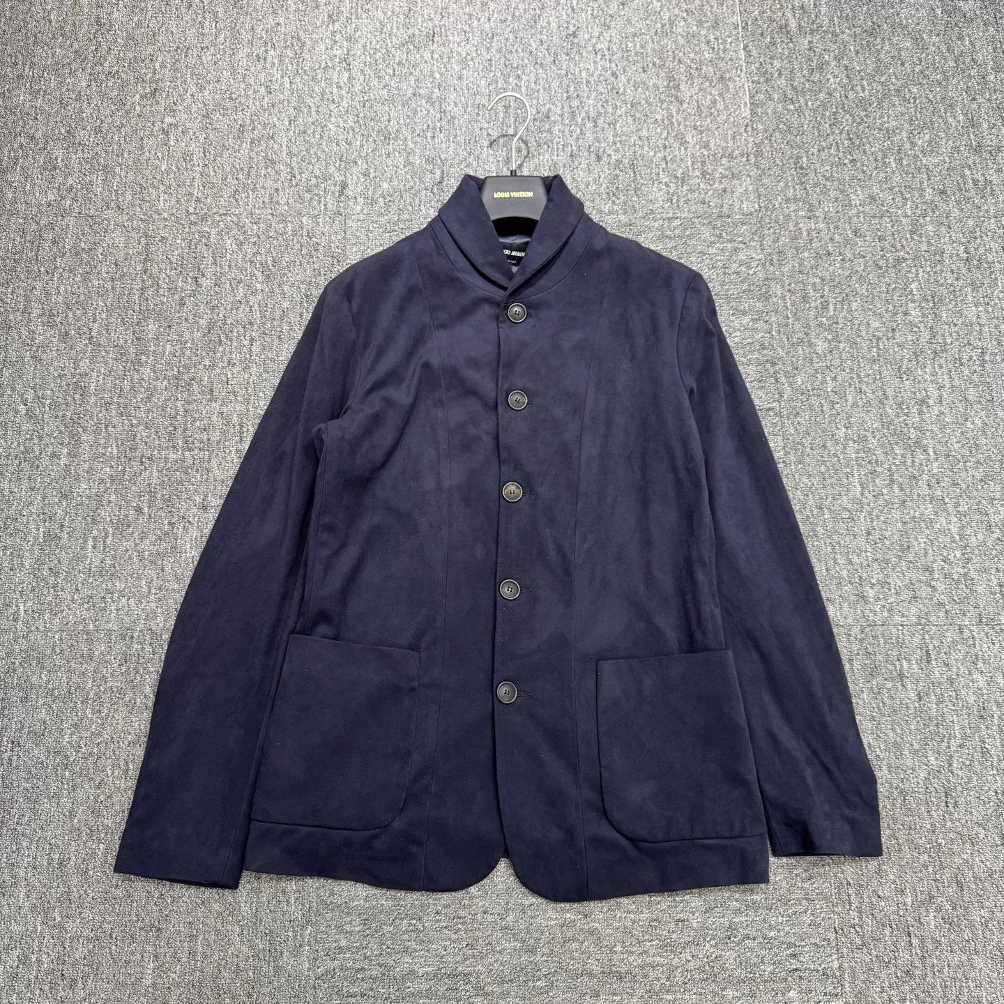 Giorgio Armani Giorgio Armani Navy Casual Jacket Size M Size US M / EU 48-50 / 2 - 2 Thumbnail