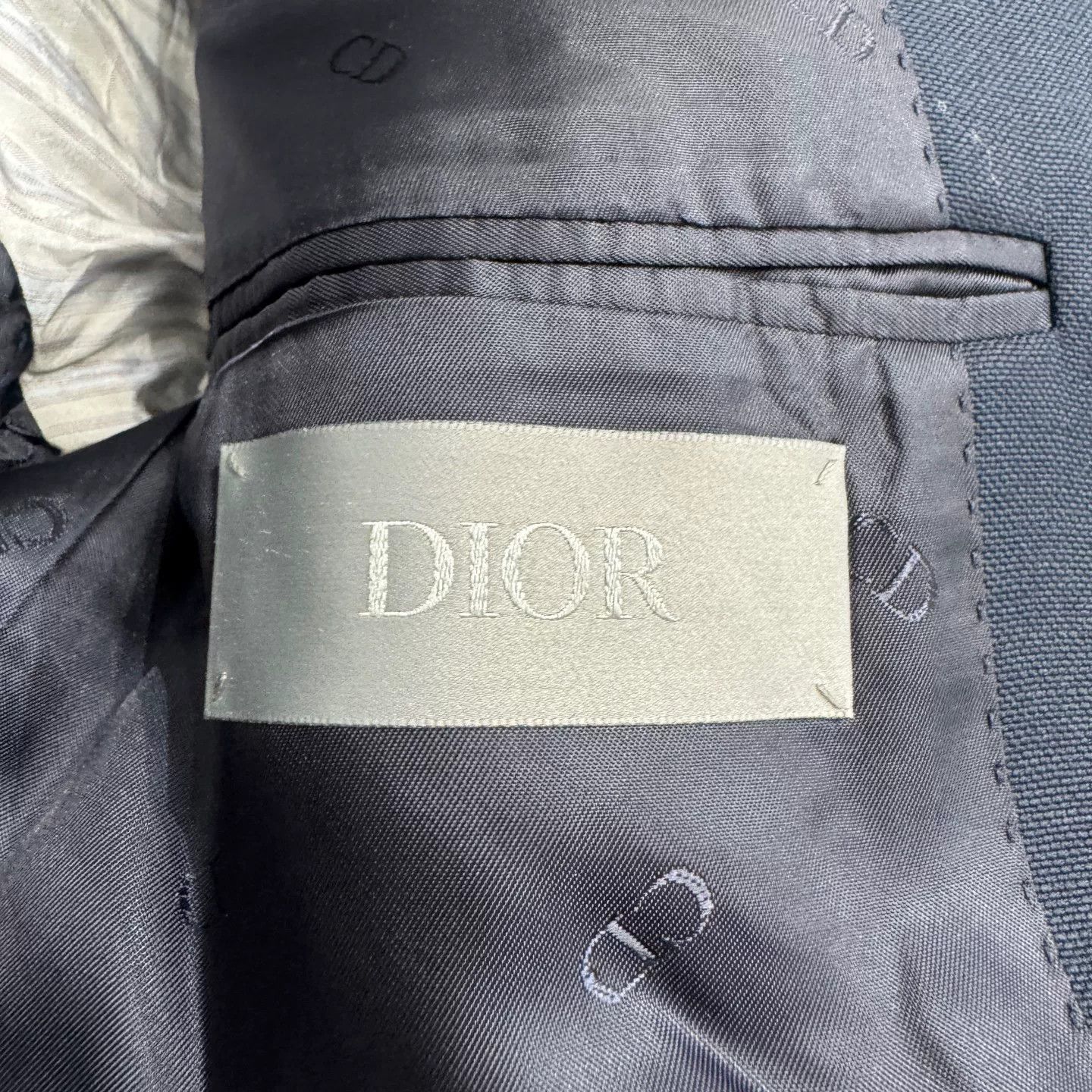 Dior Dior Belted Wool Mohair Blazer Size 40R Size 40R - 3 Thumbnail