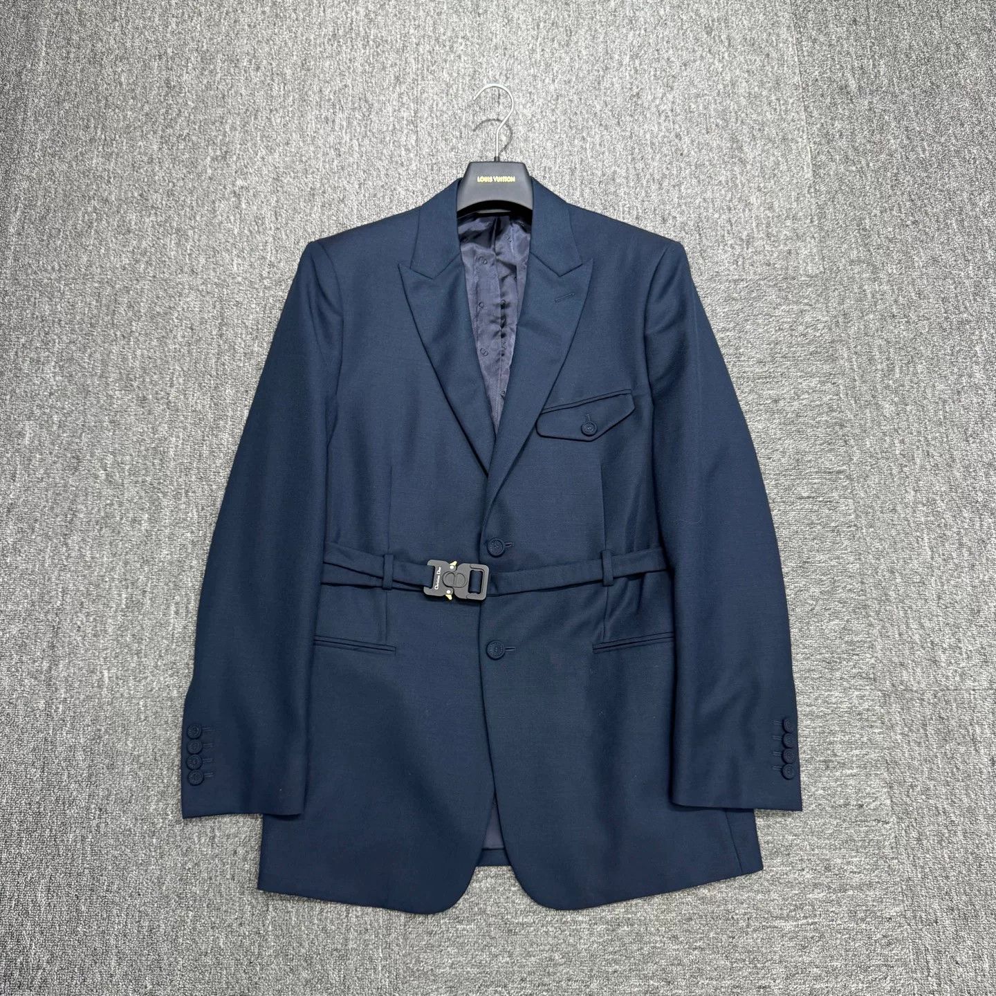 Dior Dior Belted Wool Mohair Blazer Size 40R Size 40R - 2 Thumbnail